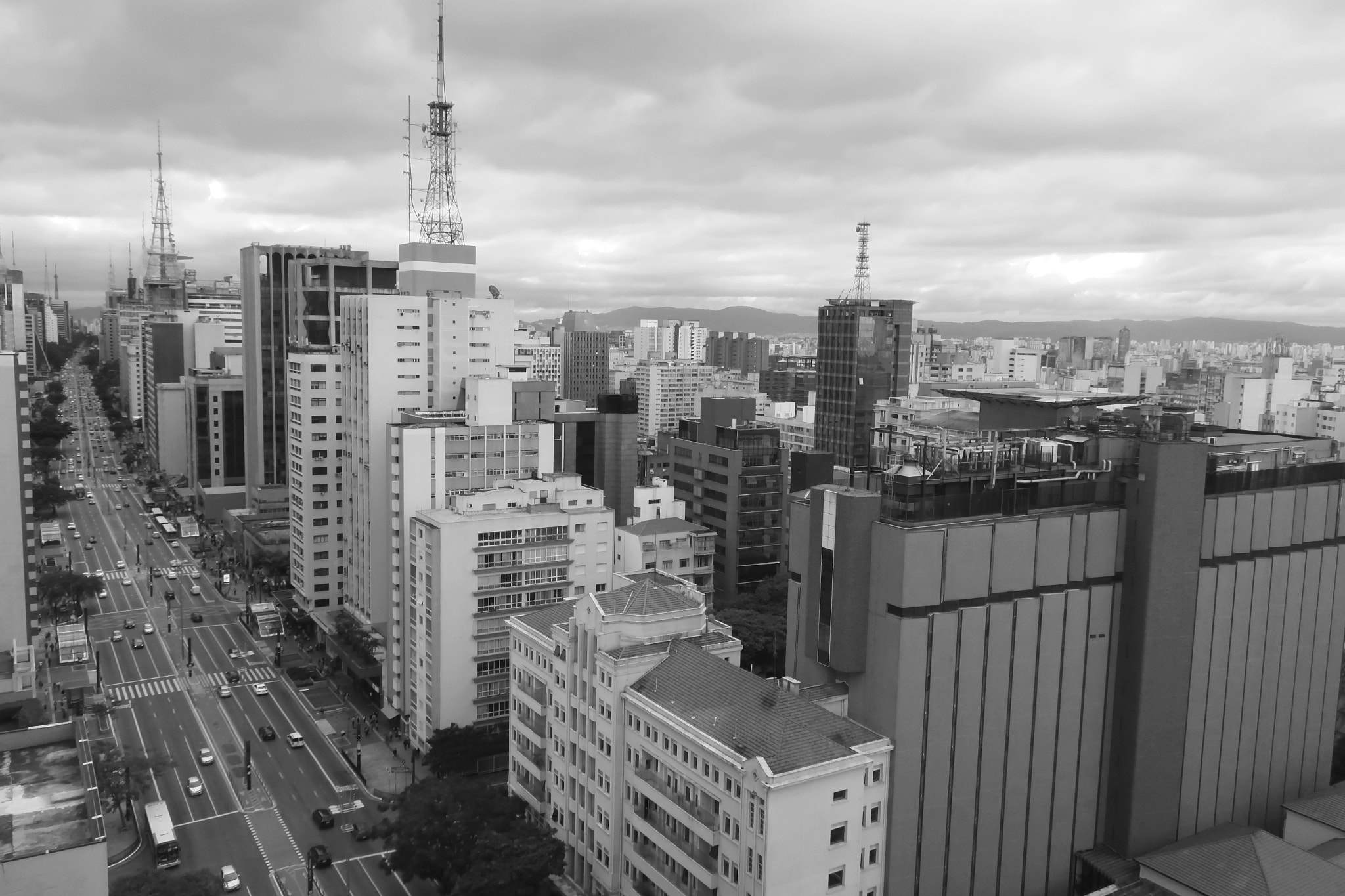 Canon PowerShot G9 X Mark II sample photo. Avenida paulista (do alto) - são paulo - brazil photography