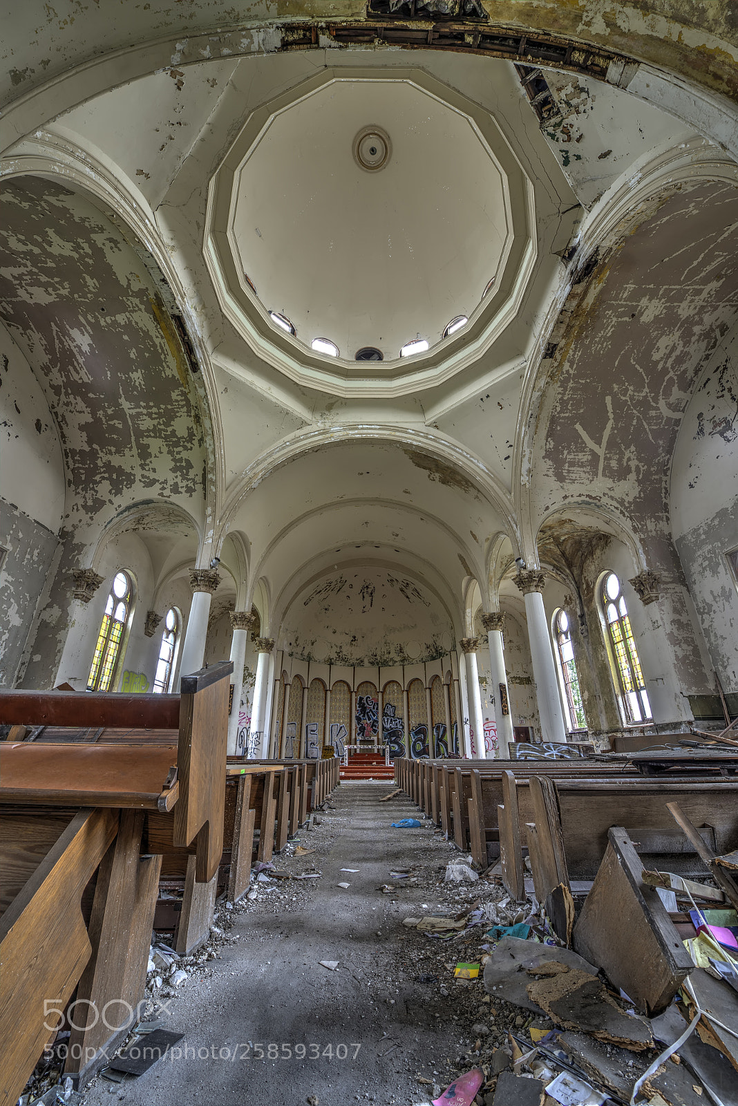 Nikon D800 sample photo. Abandoned church photography