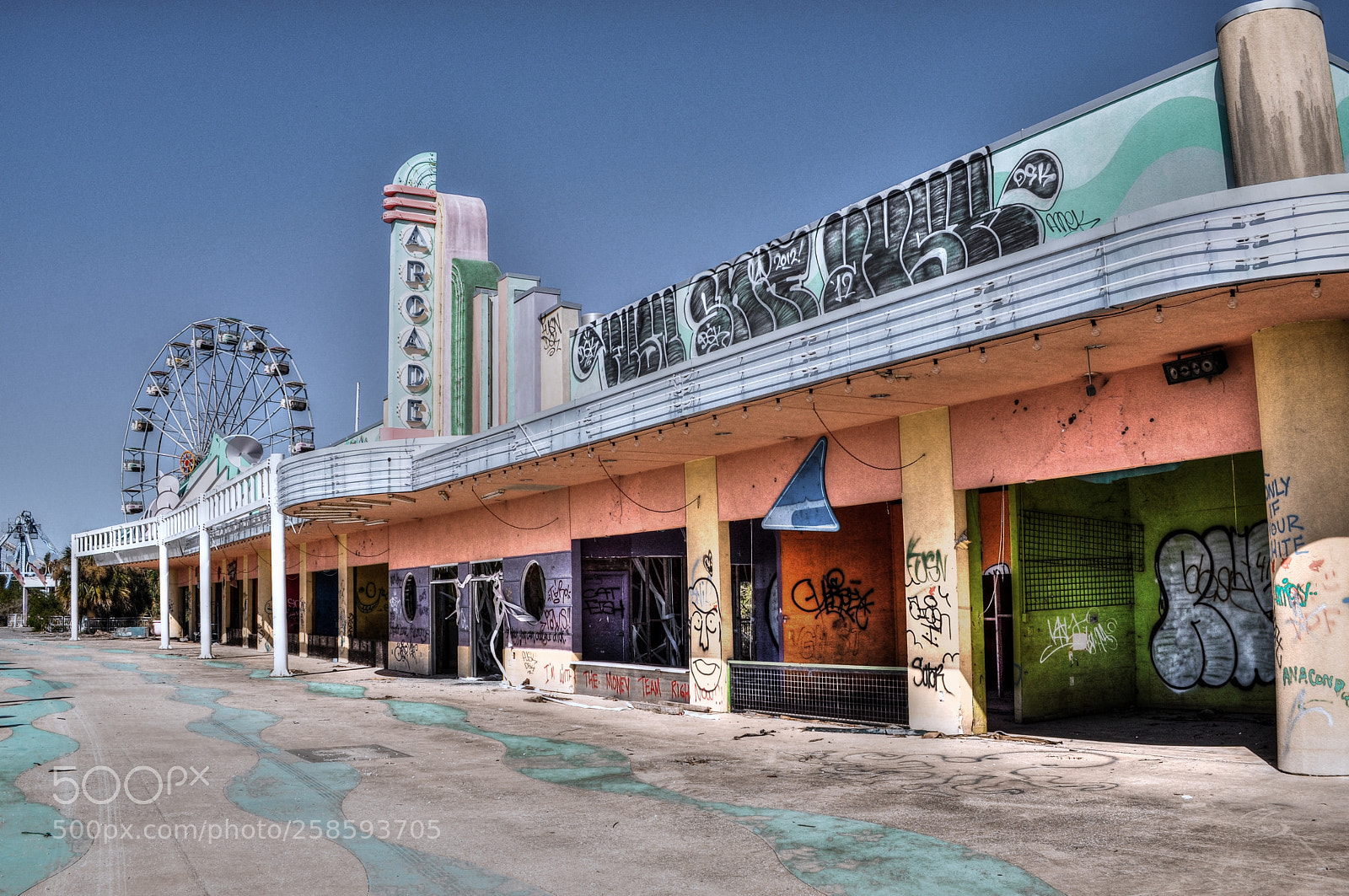Nikon D5000 sample photo. Six flags - store #3 photography