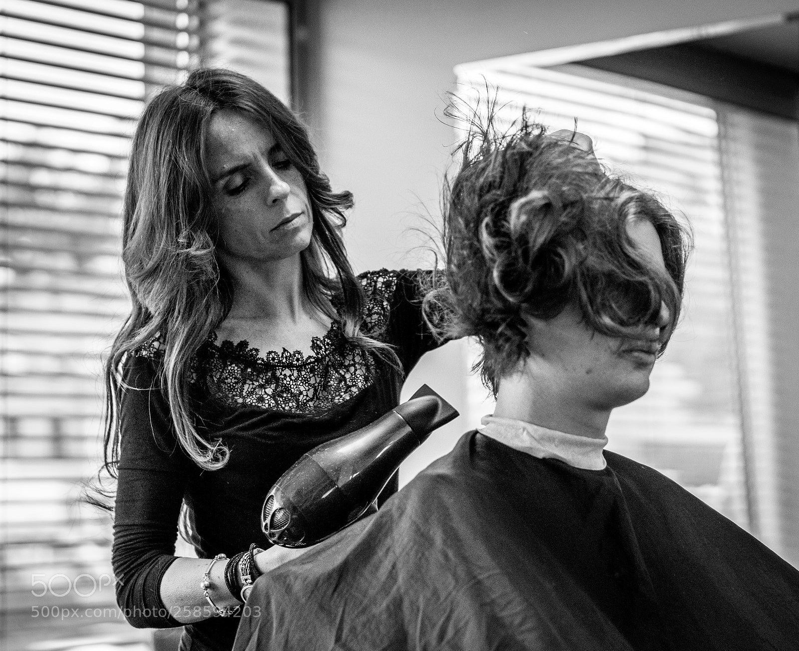 Sony a6000 sample photo. At the hairdresser photography