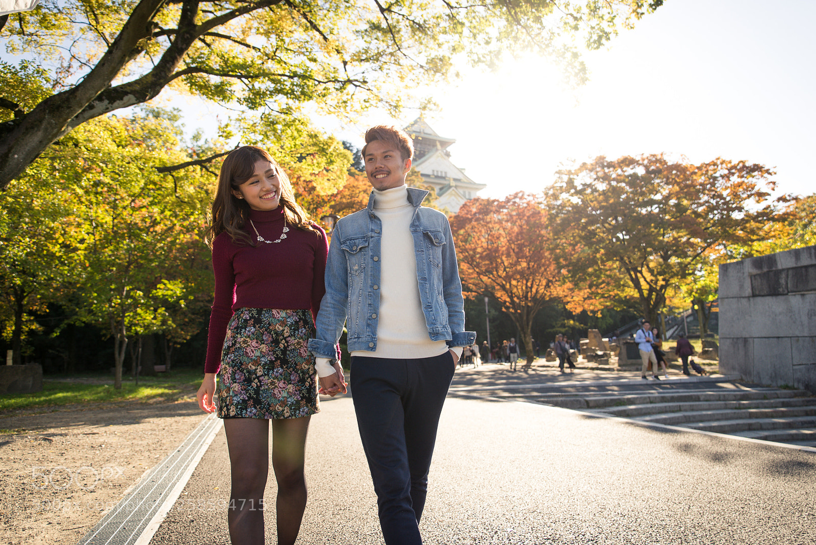 Nikon D610 sample photo. Japanese couple of lovers photography