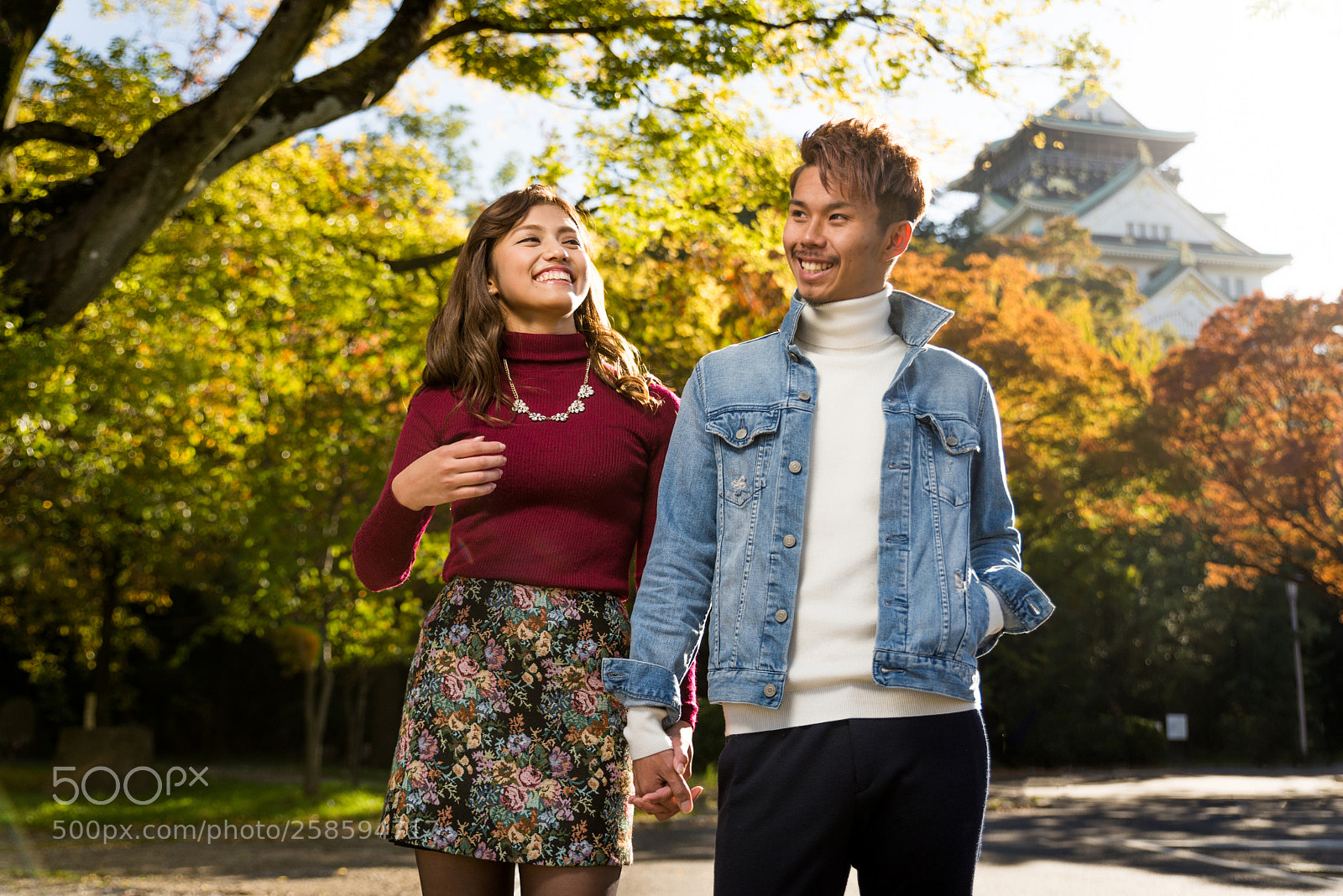 Nikon D610 sample photo. Japanese couple of lovers photography