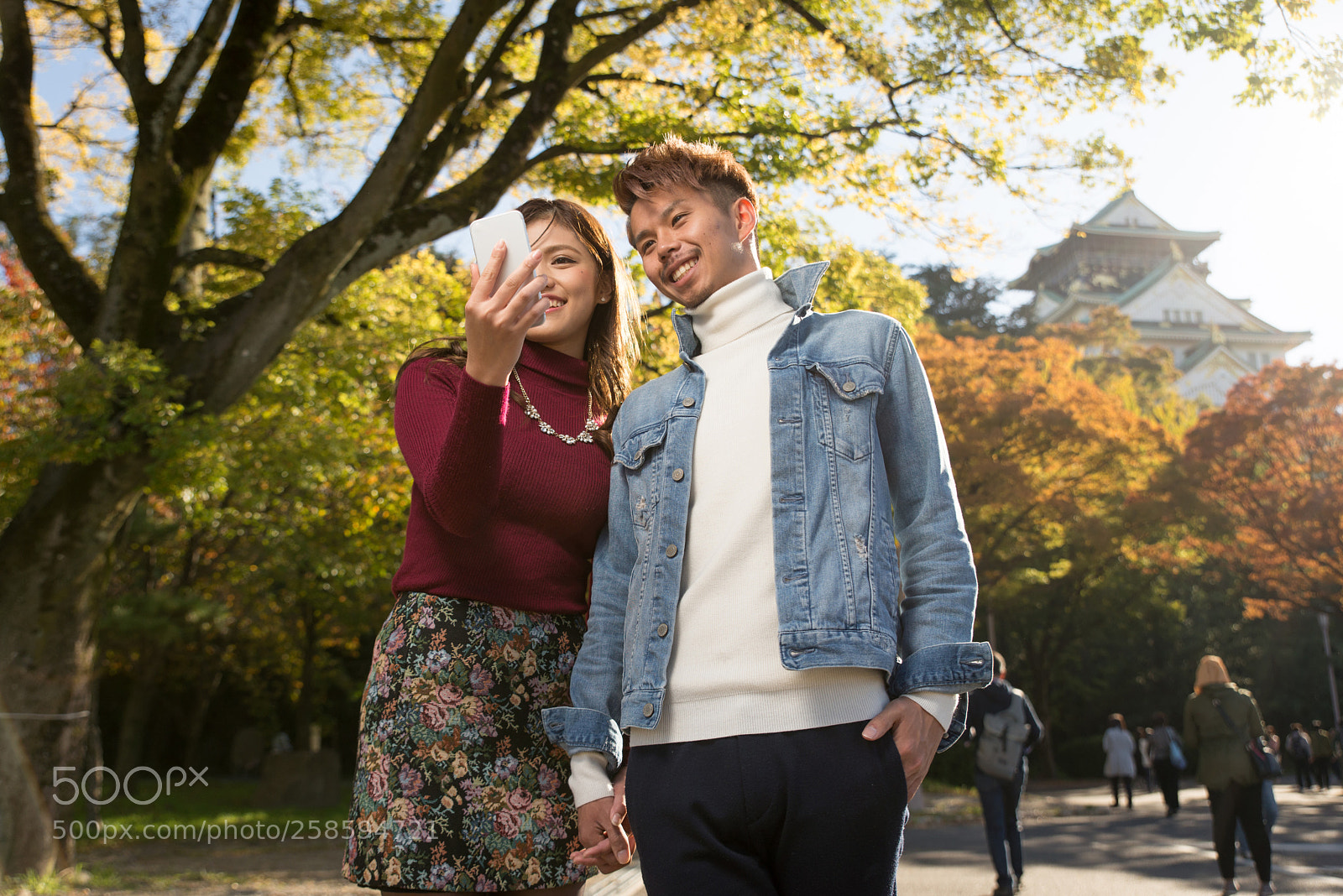 Nikon D610 sample photo. Japanese couple of lovers photography