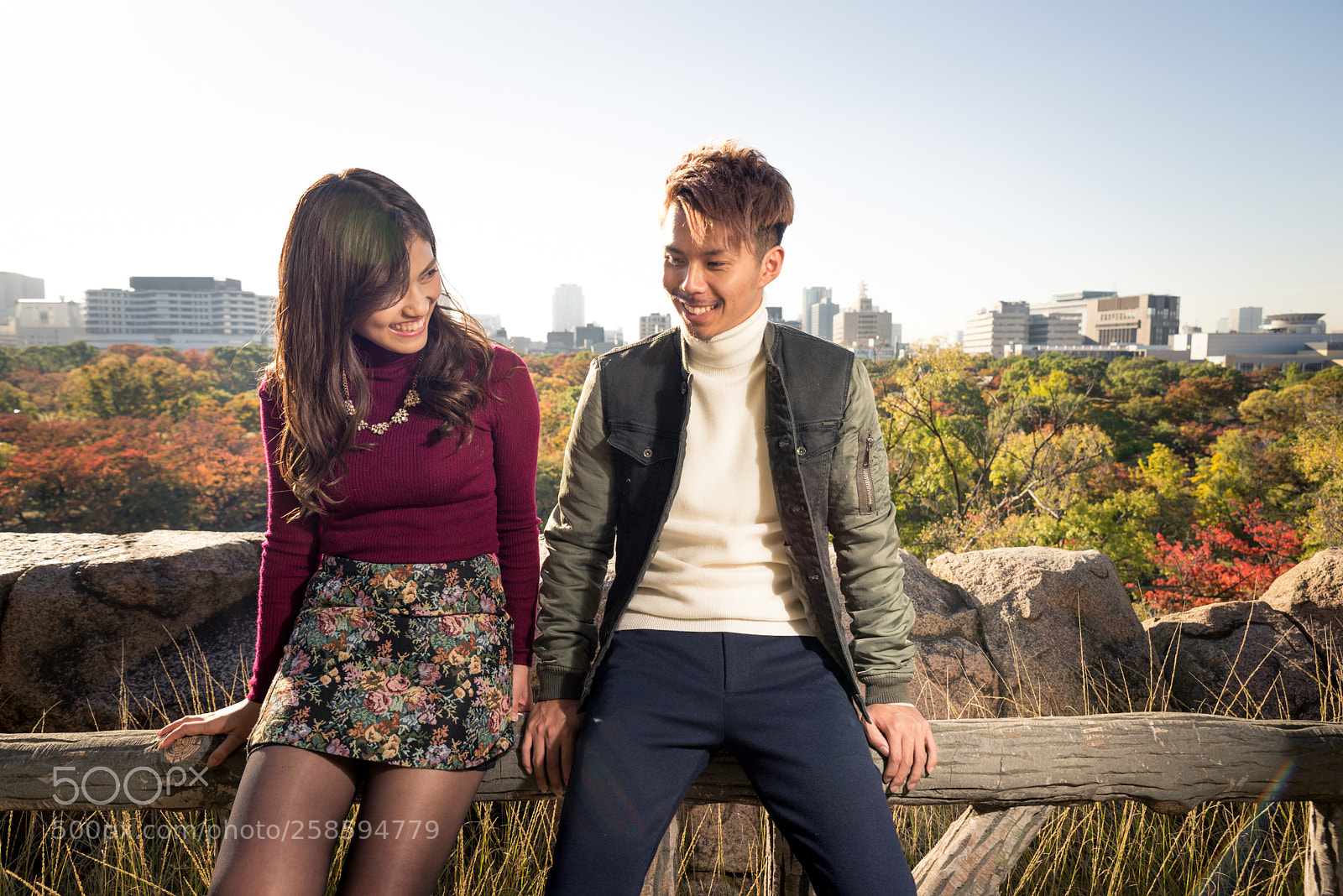 Nikon D610 sample photo. Japanese couple of lovers photography