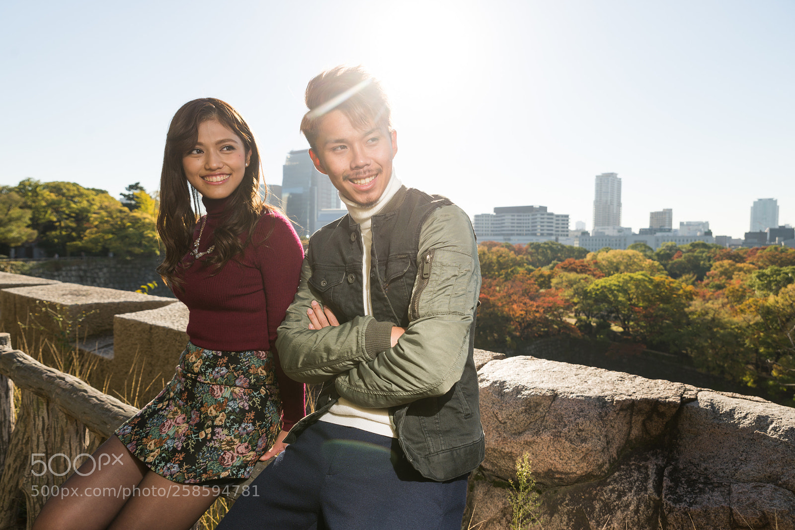 Nikon D610 sample photo. Japanese couple of lovers photography