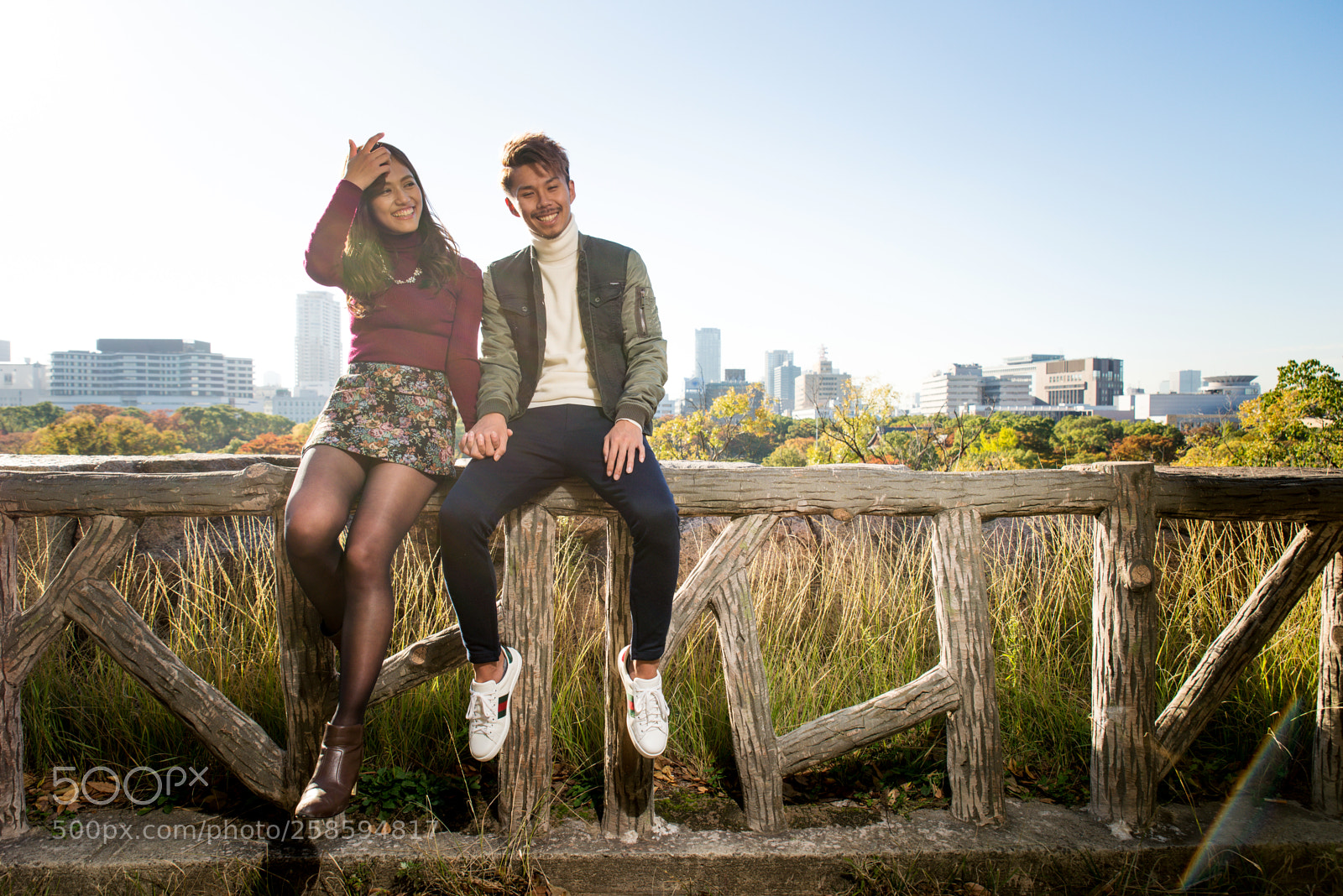 Nikon D610 sample photo. Japanese couple of lovers photography