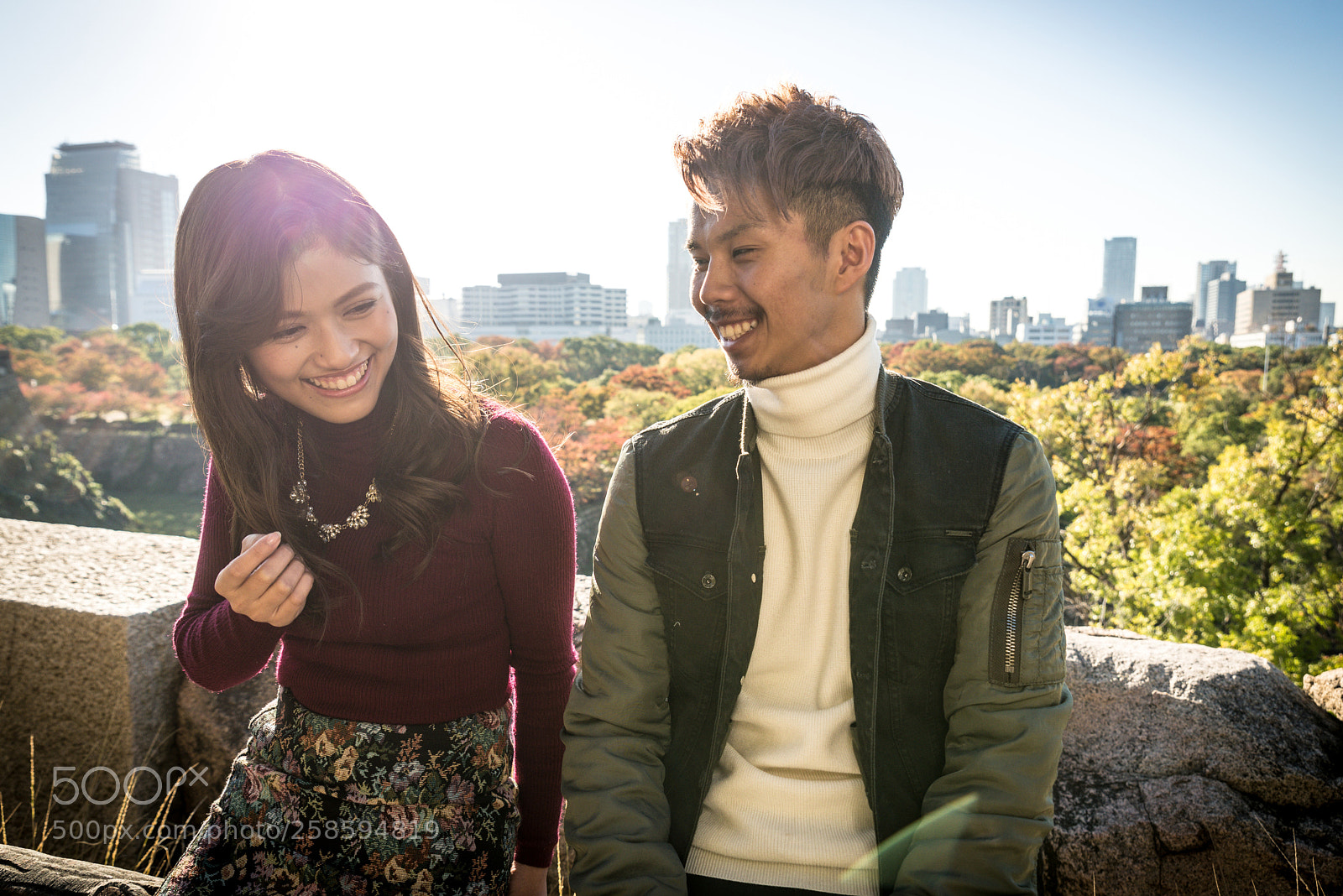 Nikon D610 sample photo. Japanese couple of lovers photography