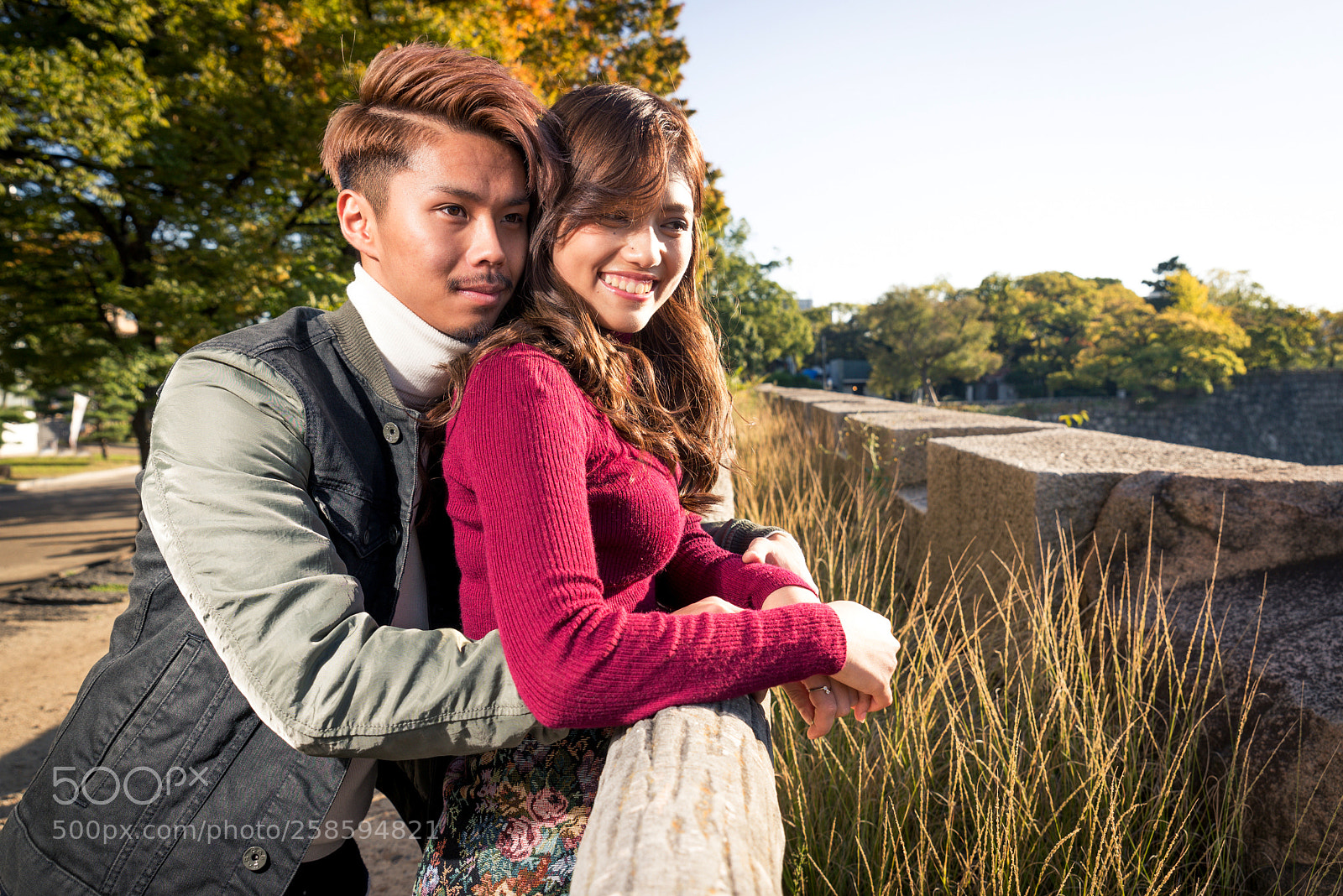Nikon D610 sample photo. Japanese couple of lovers photography