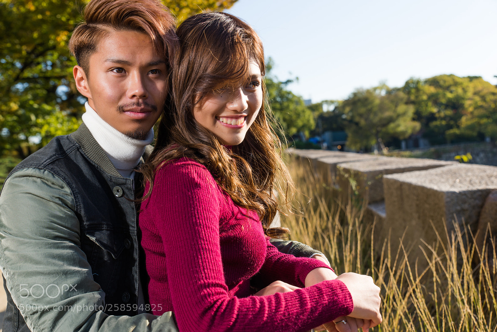 Nikon D610 sample photo. Japanese couple of lovers photography