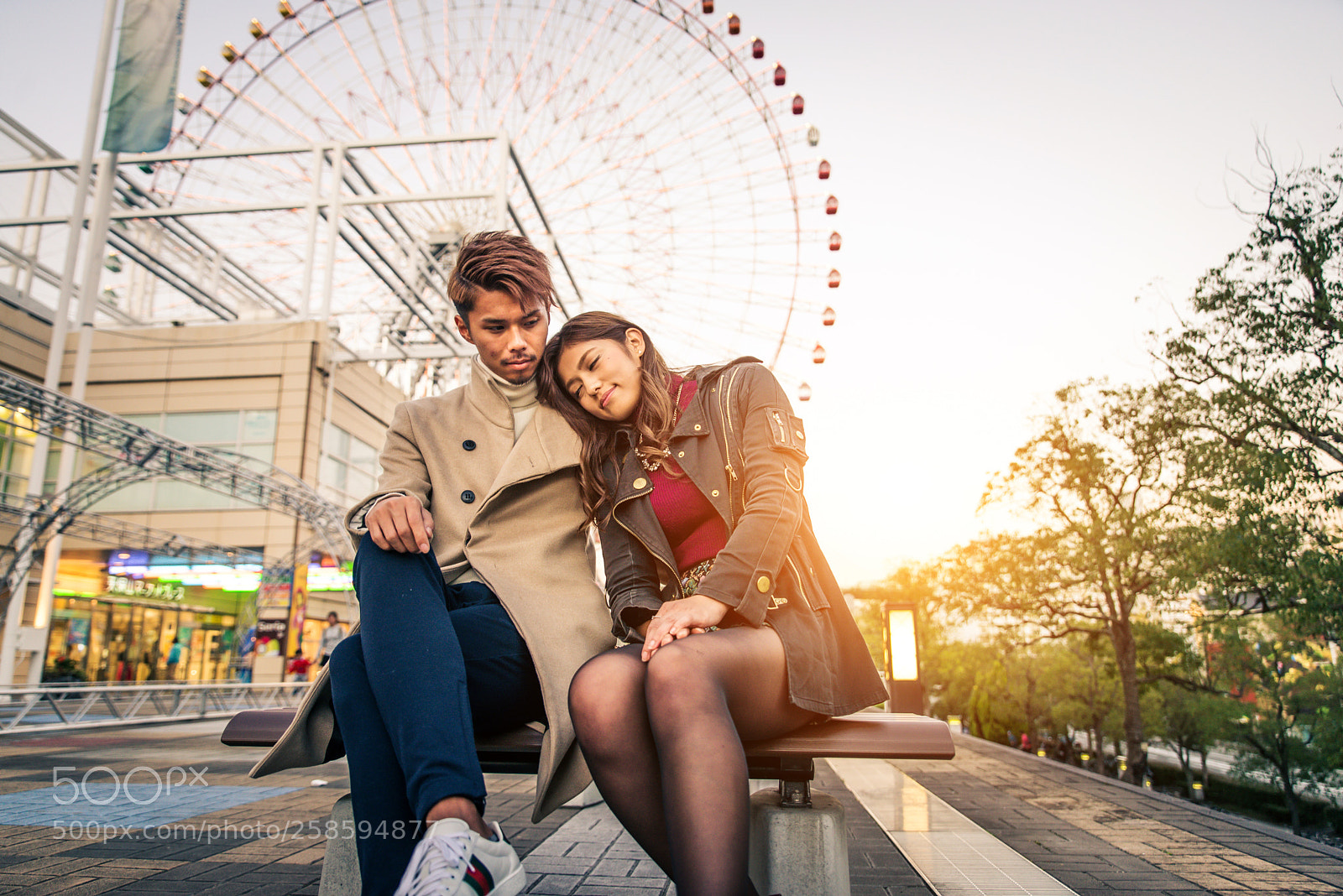 Nikon D610 sample photo. Japanese couple of lovers photography