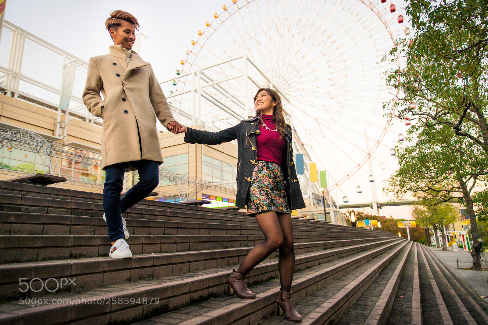 Nikon D610 sample photo. Japanese couple of lovers photography