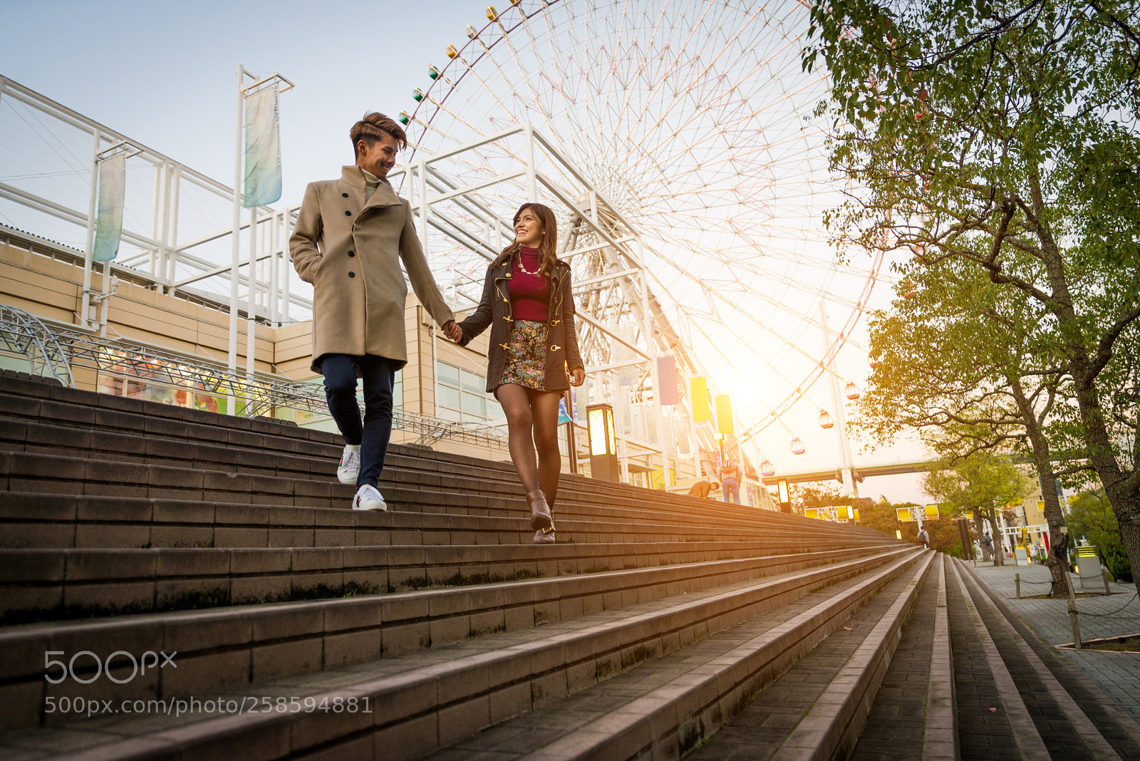 Nikon D610 sample photo. Japanese couple of lovers photography