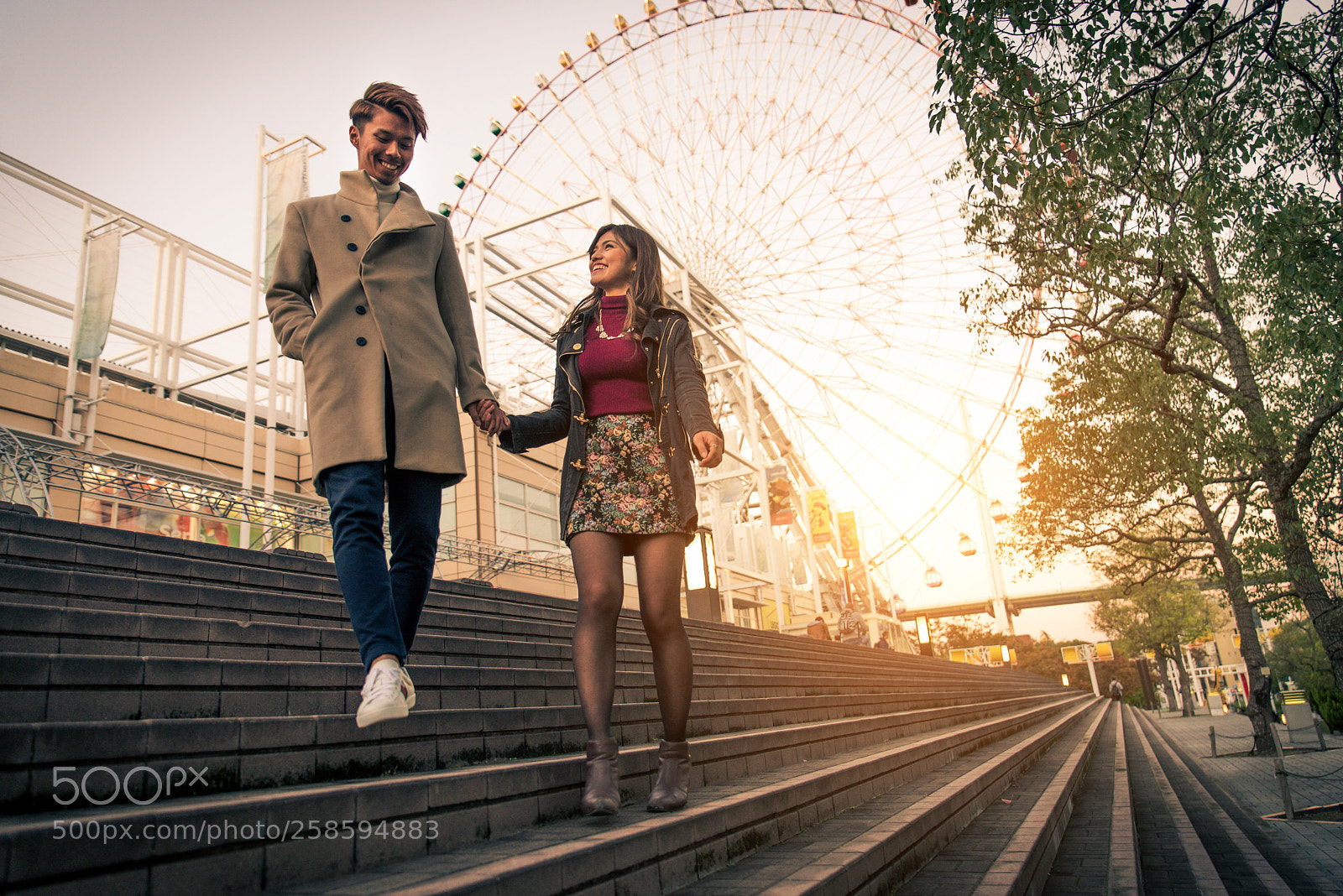 Nikon D610 sample photo. Japanese couple of lovers photography