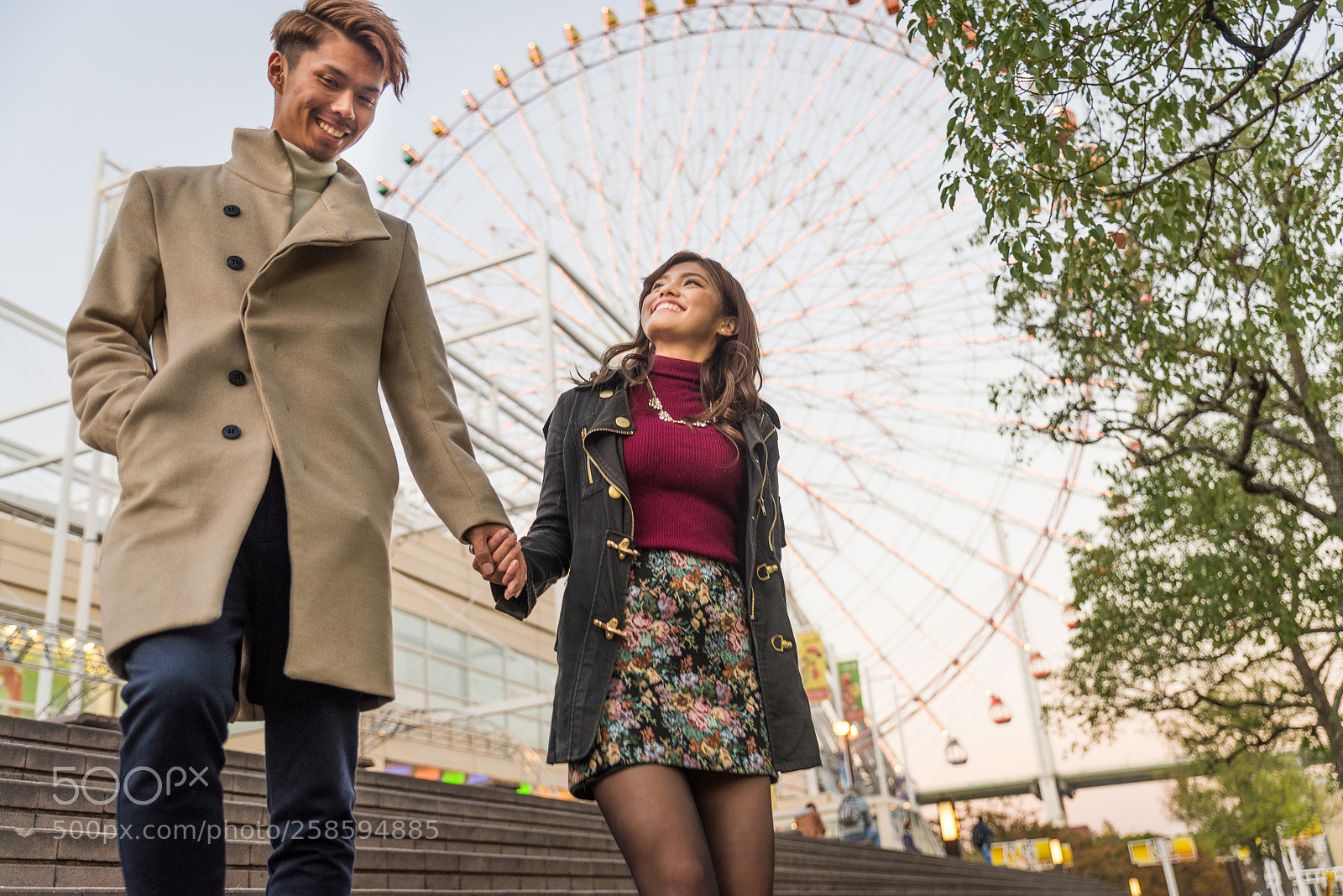 Nikon D610 sample photo. Japanese couple of lovers photography