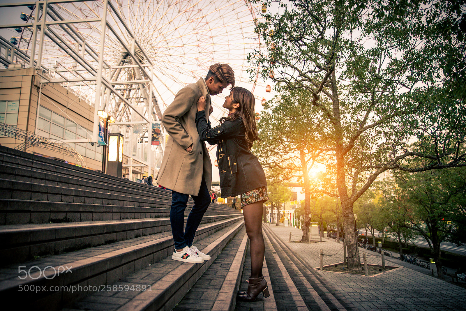Nikon D610 sample photo. Japanese couple of lovers photography