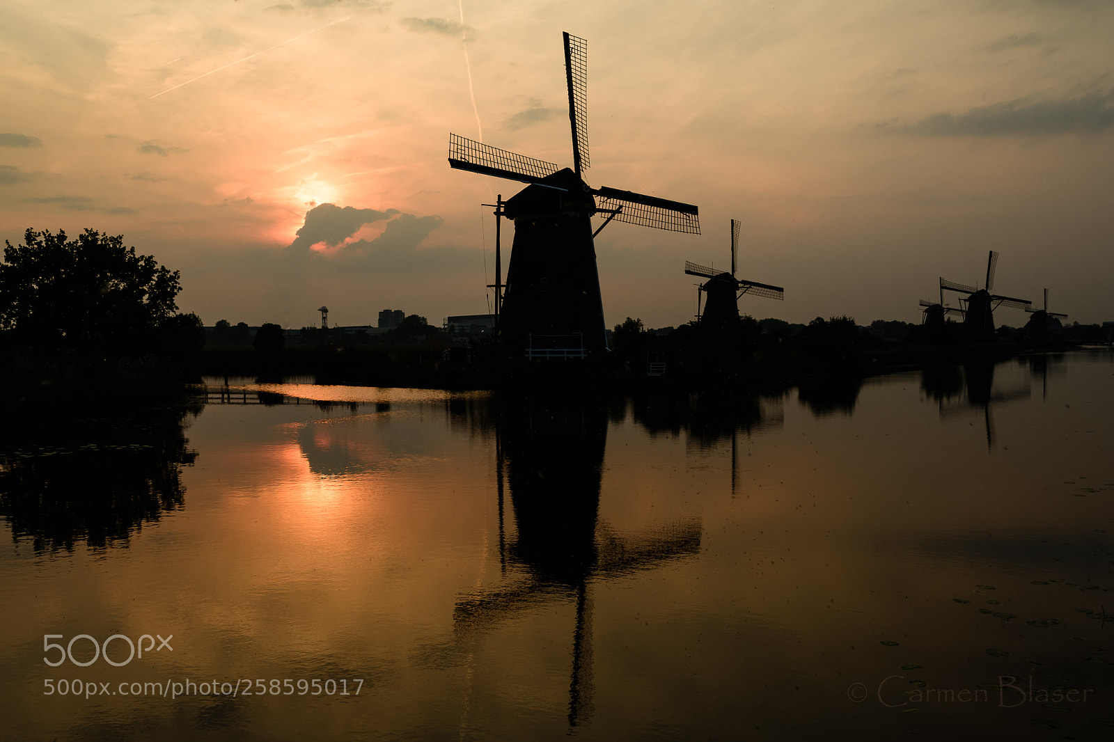 Nikon D500 sample photo. The mills of kinderdijk photography