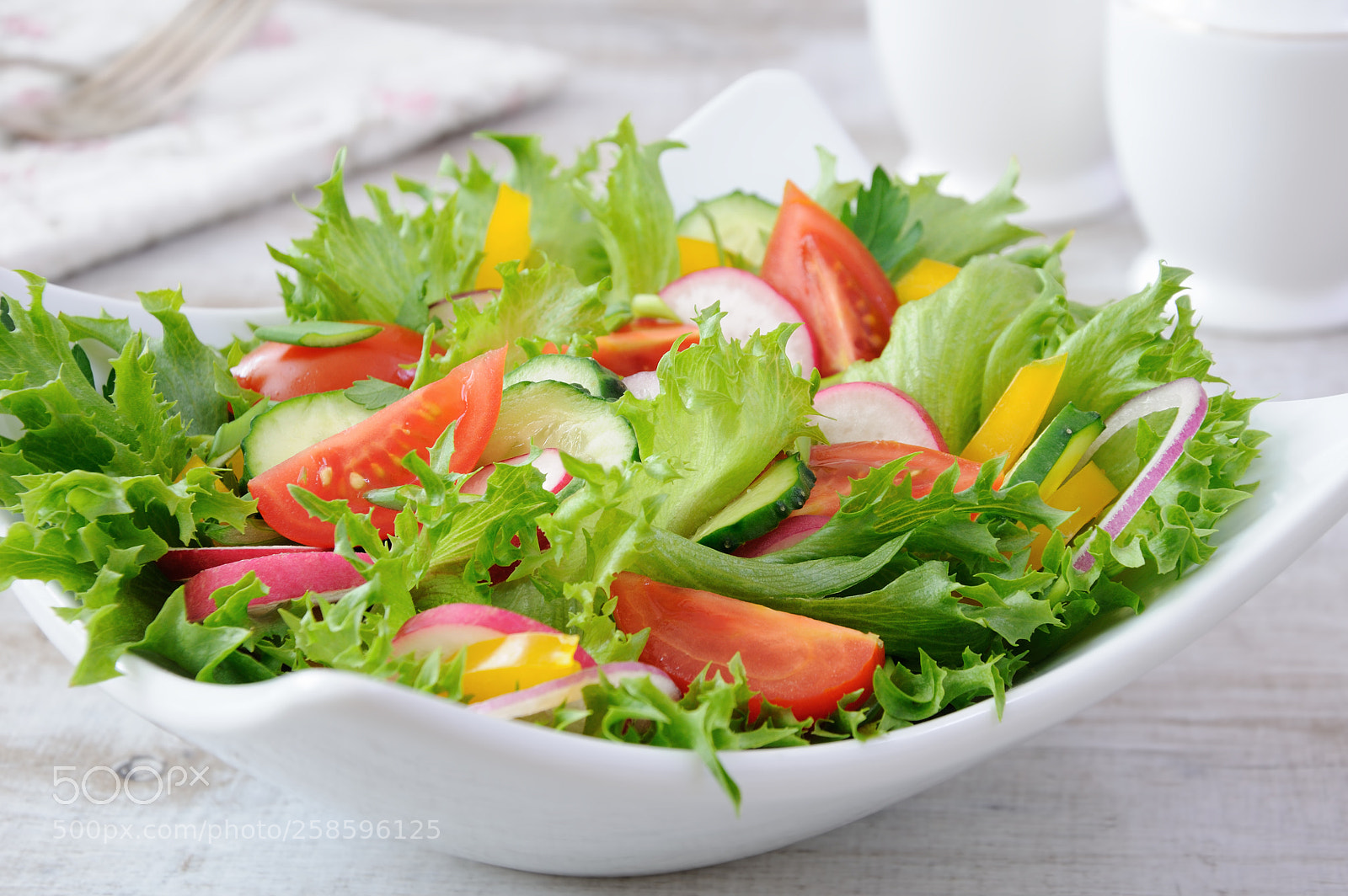 Nikon D90 sample photo. Vegan salad photography