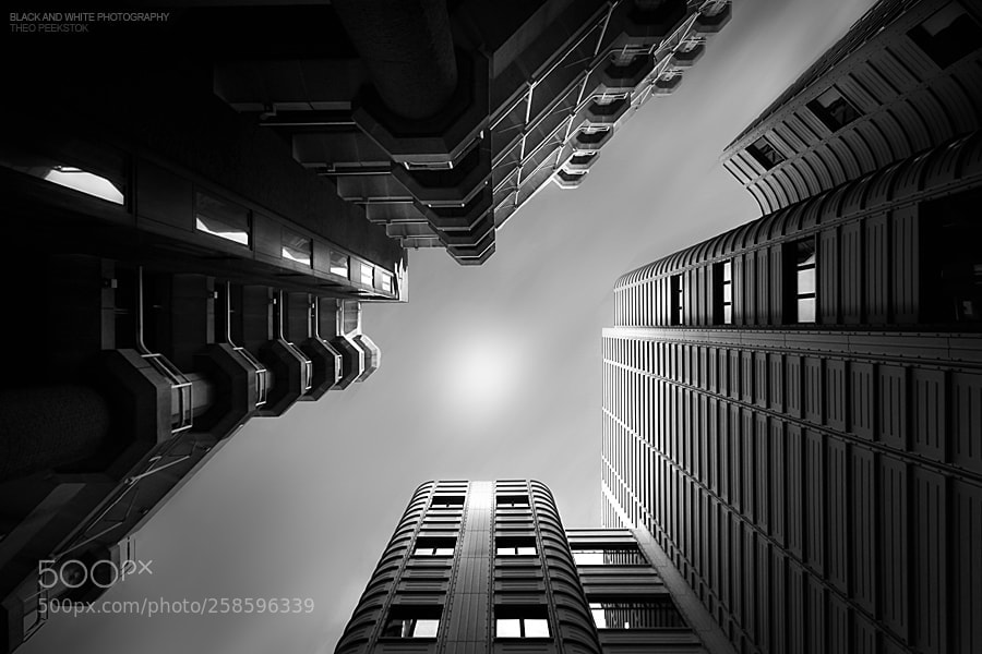 Canon EOS 50D sample photo. Architecture in b&w photography
