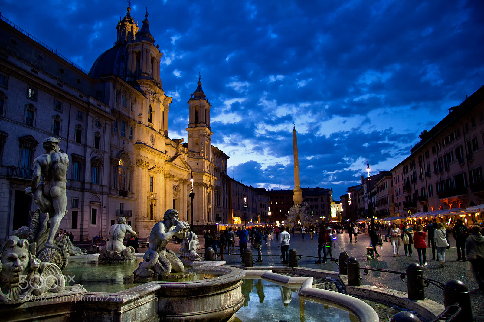 Canon EOS 7D sample photo. Piazza navona photography