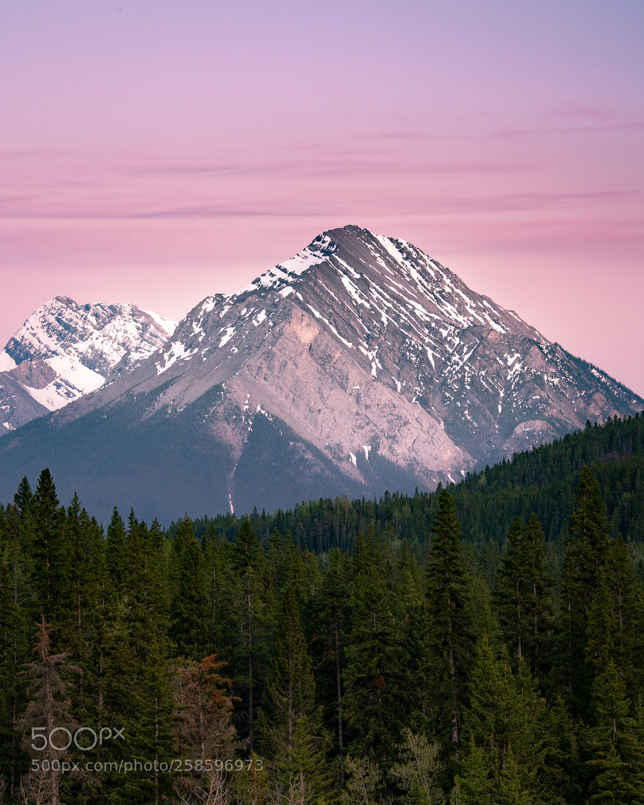 Nikon D750 sample photo. Banff sunset photography