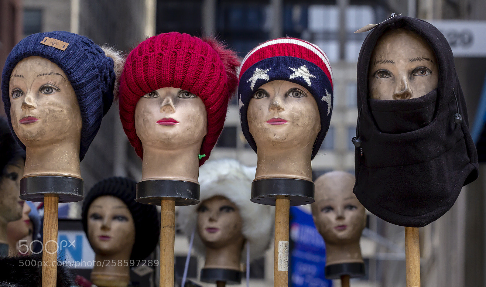 Canon EOS 60D sample photo. Mannequin heads photography