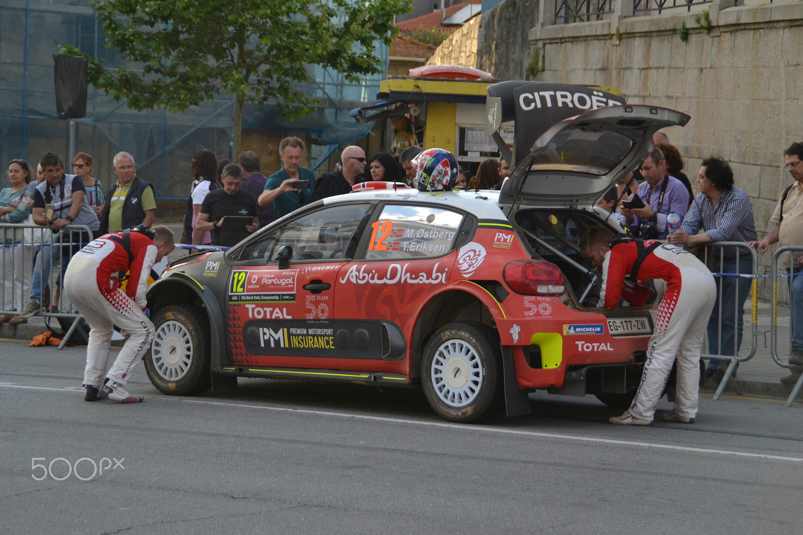 Nikon D3100 sample photo. Rally de portugal - porto street stage photography