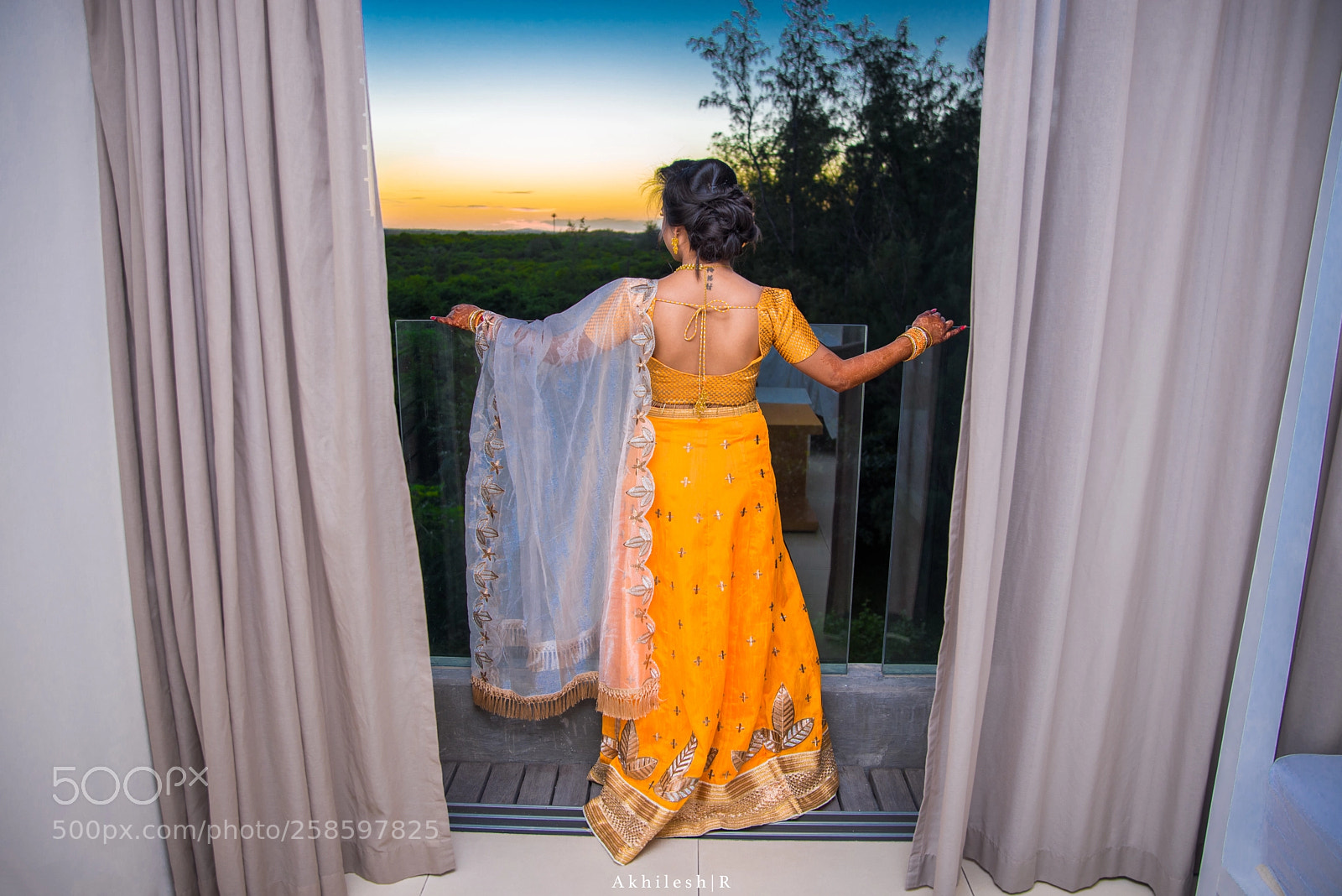 Nikon D610 sample photo. Anu on her haldi photography