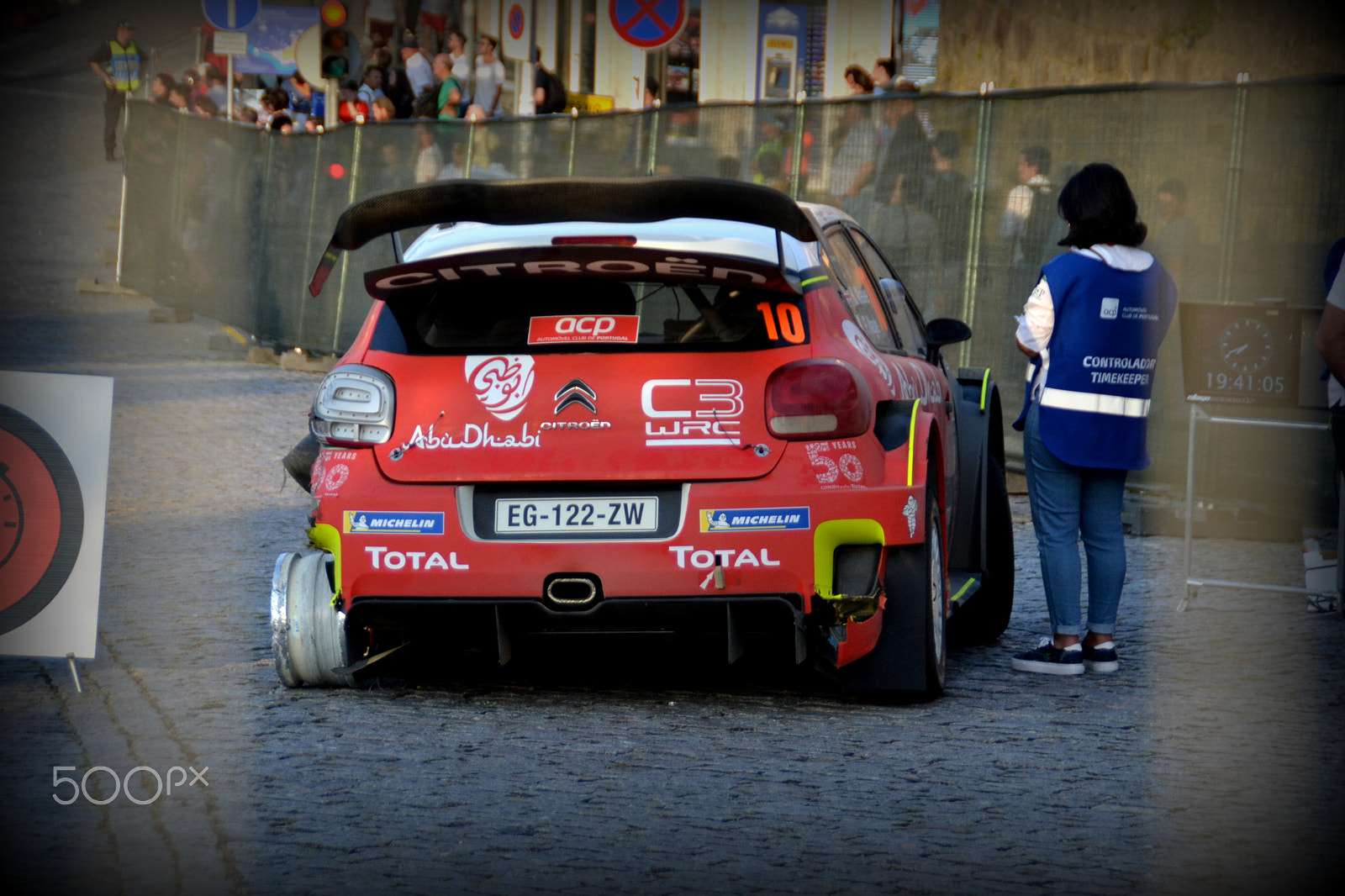 Nikon D3100 sample photo. Rally de portugal - porto street stage photography