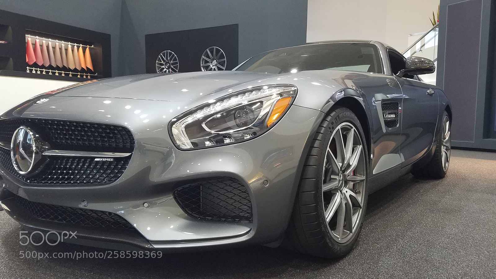 Samsung Galaxy S7 Edge sample photo. Mercedes-benz amg-gt photography