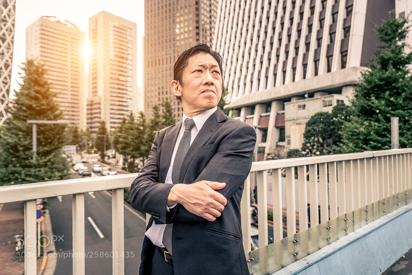 Nikon D610 sample photo. Japanese businessman in tokyo photography