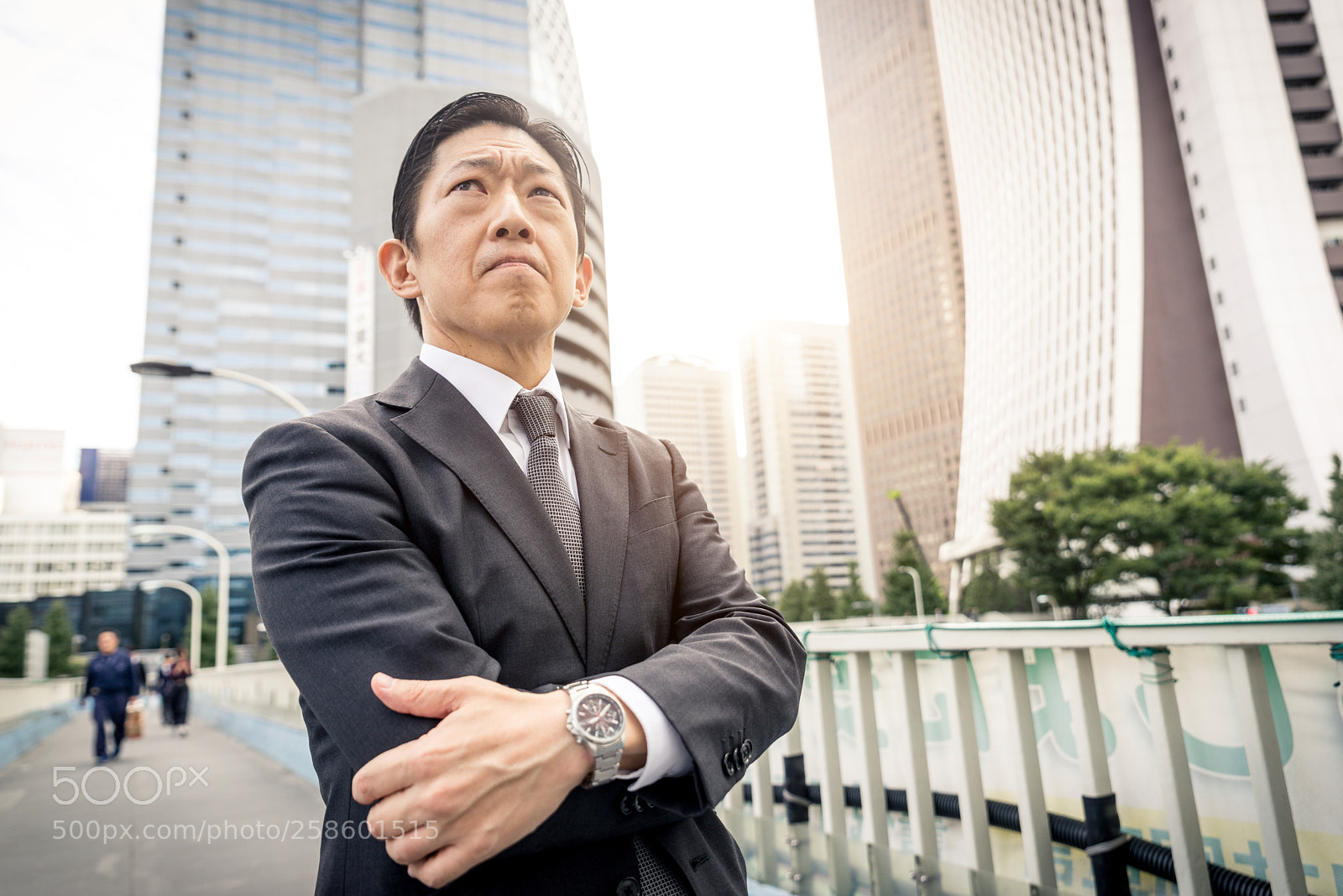 Nikon D610 sample photo. Japanese businessman in tokyo photography
