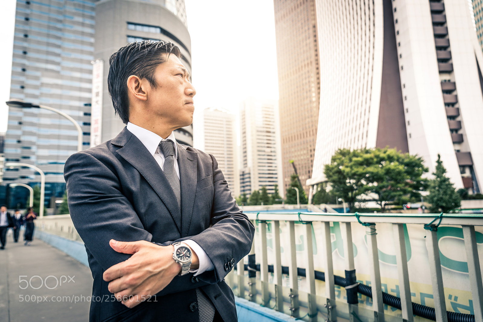 Nikon D610 sample photo. Japanese businessman in tokyo photography