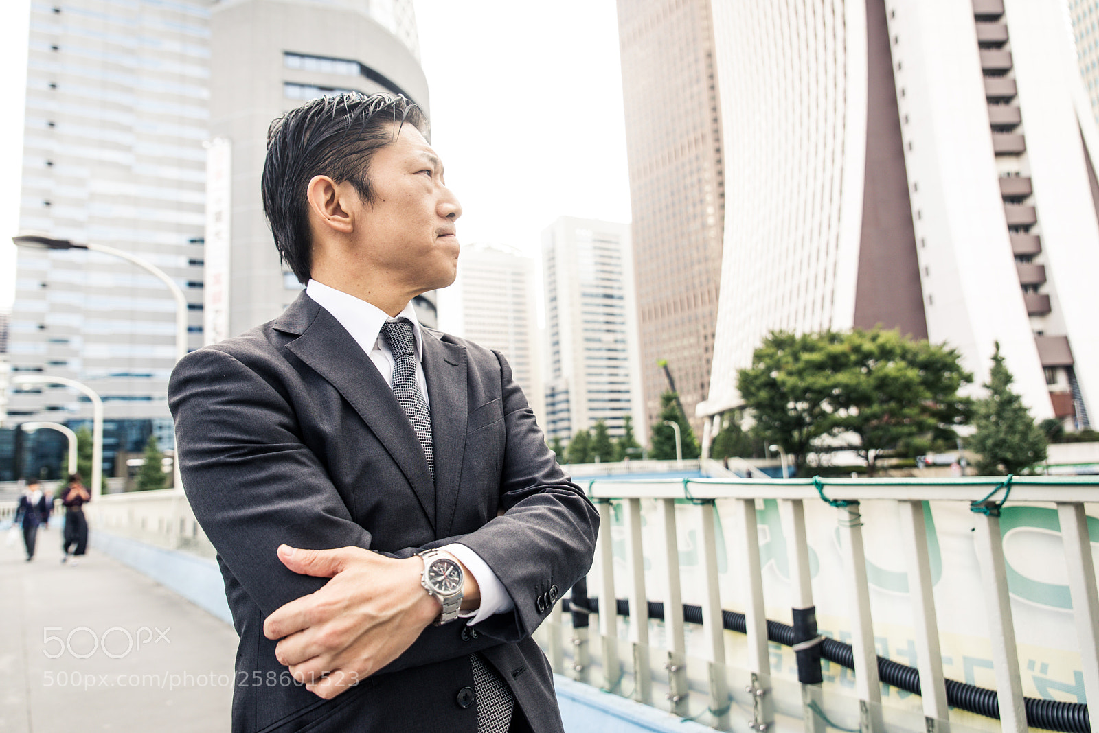 Nikon D610 sample photo. Japanese businessman in tokyo photography