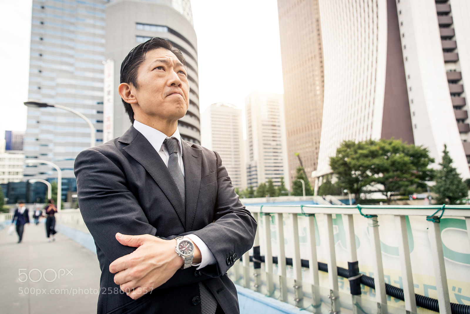 Nikon D610 sample photo. Japanese businessman in tokyo photography