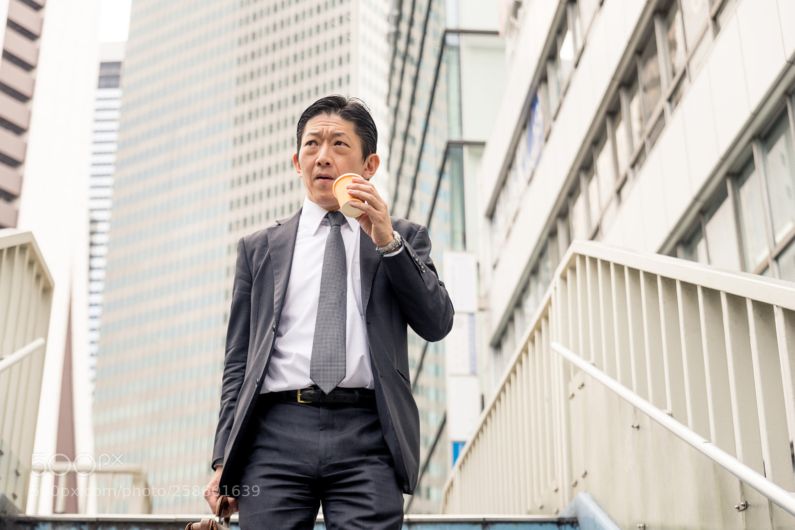 Nikon D610 sample photo. Japanese businessman in tokyo photography