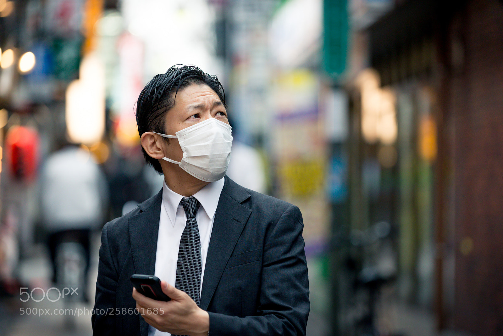 Nikon D610 sample photo. Japanese businessman in tokyo photography