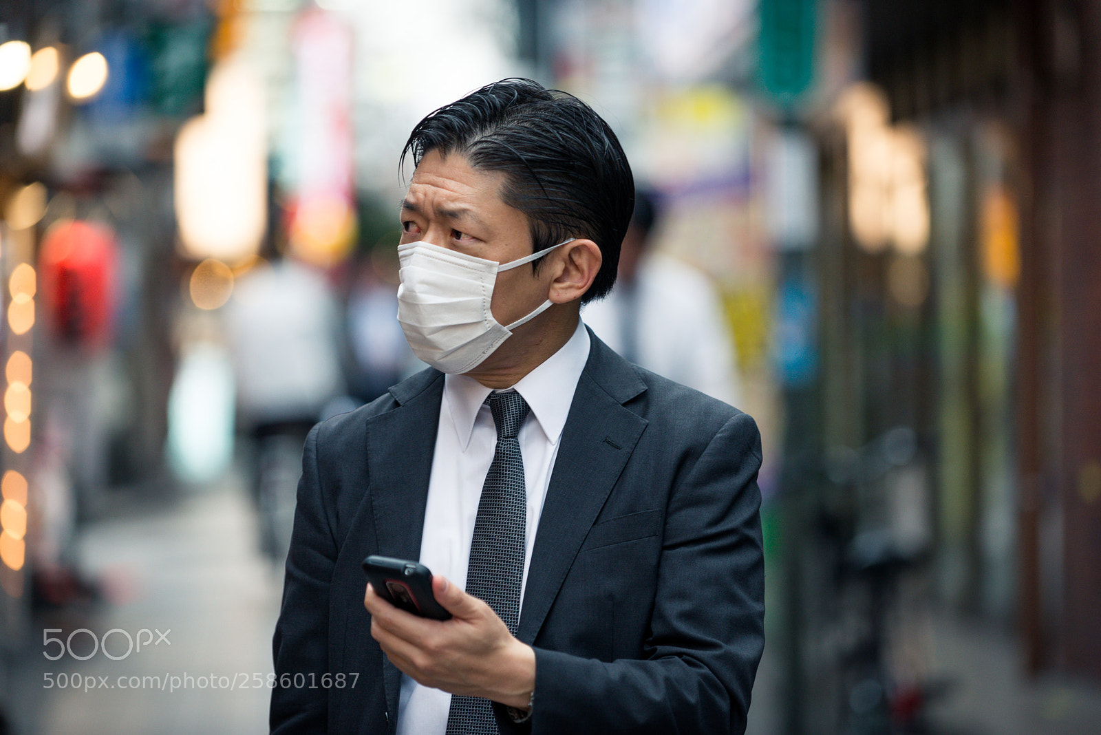 Nikon D610 sample photo. Japanese businessman in tokyo photography