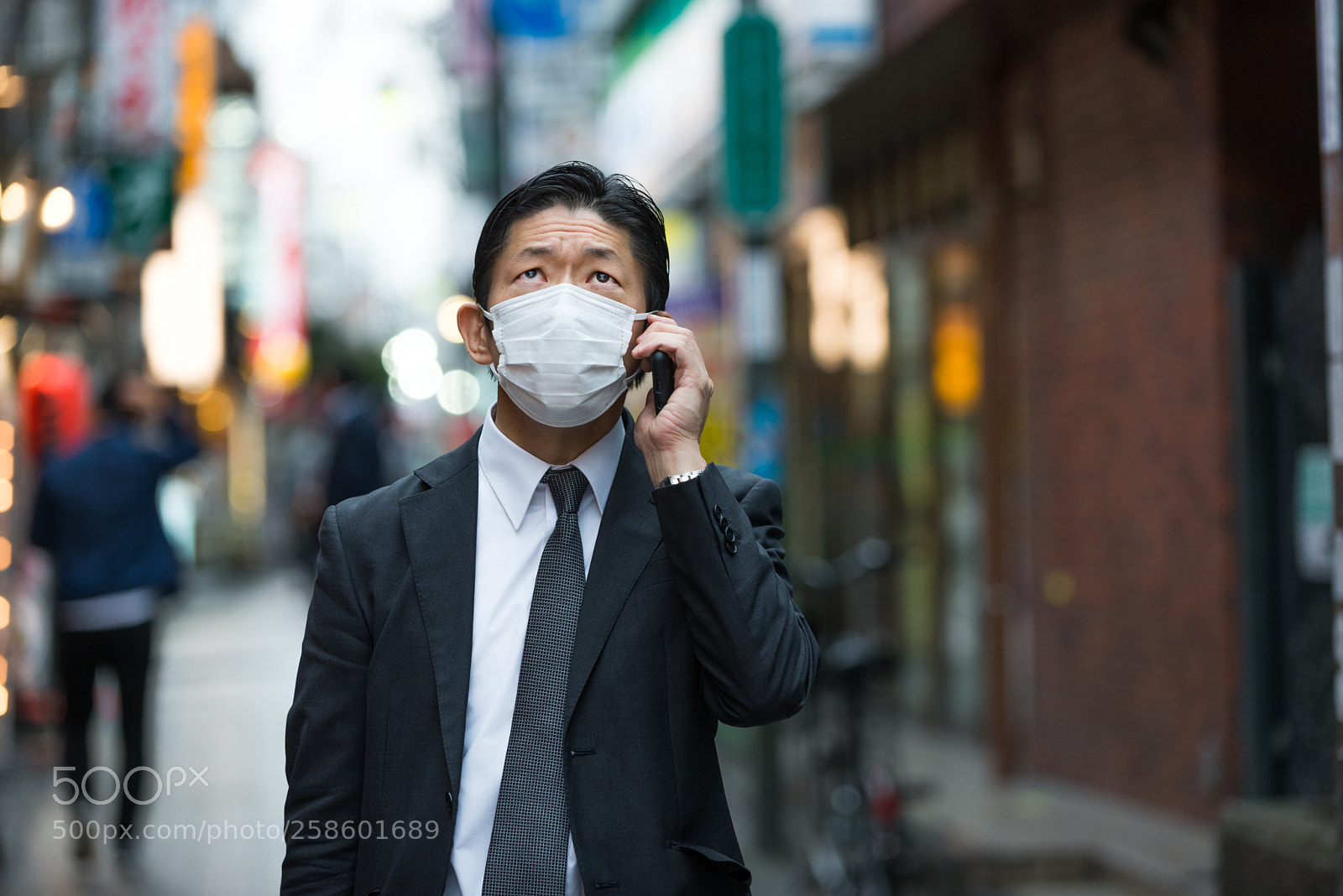 Nikon D610 sample photo. Japanese businessman in tokyo photography