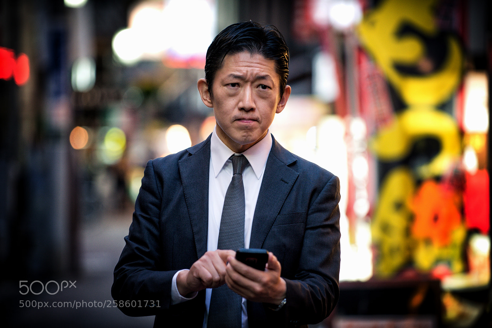Nikon D610 sample photo. Japanese businessman in tokyo photography