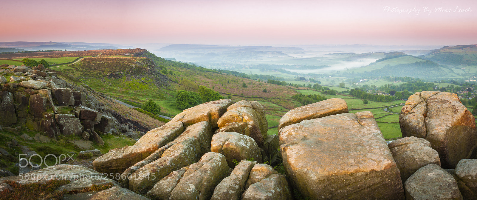 Canon EOS 50D sample photo. Curbar edge pano photography