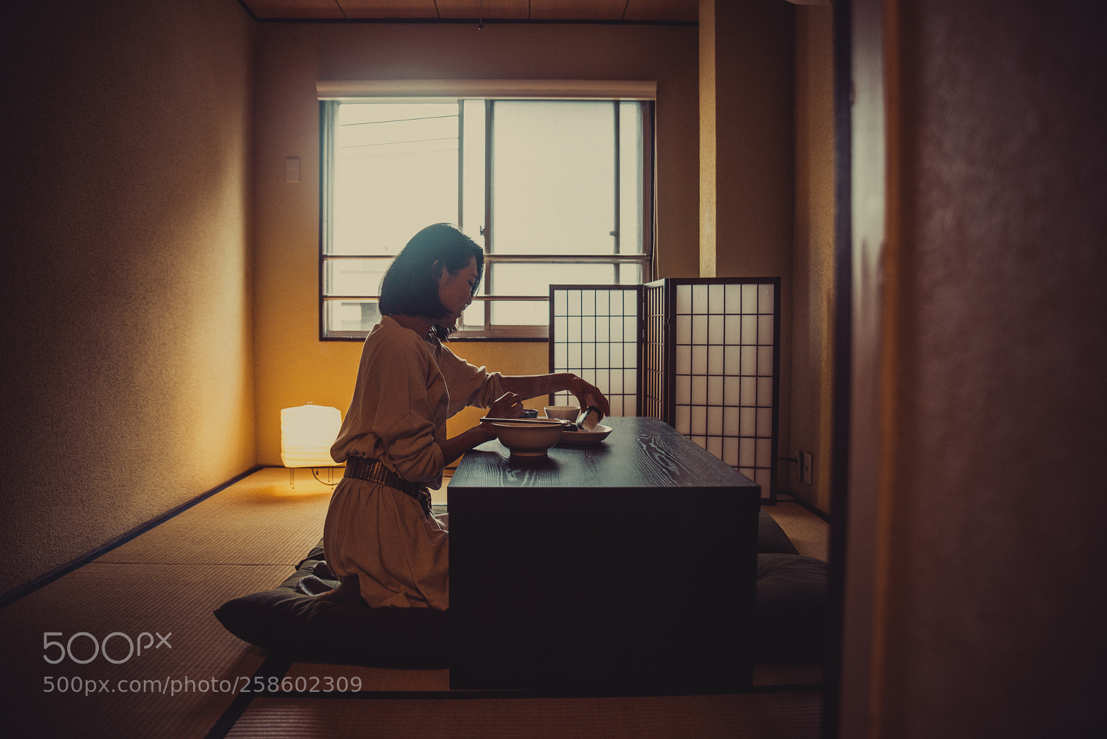 Nikon D610 sample photo. Japanese woman eating in photography