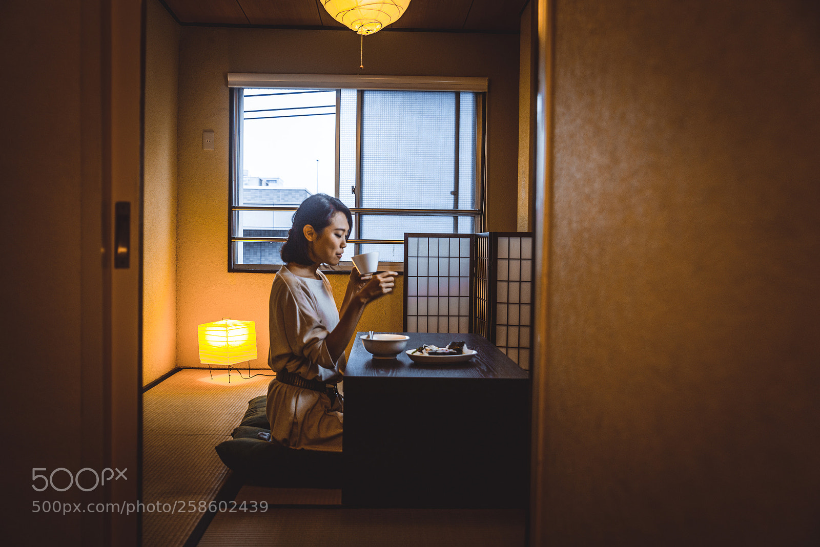 Nikon D610 sample photo. Japanese woman eating in photography
