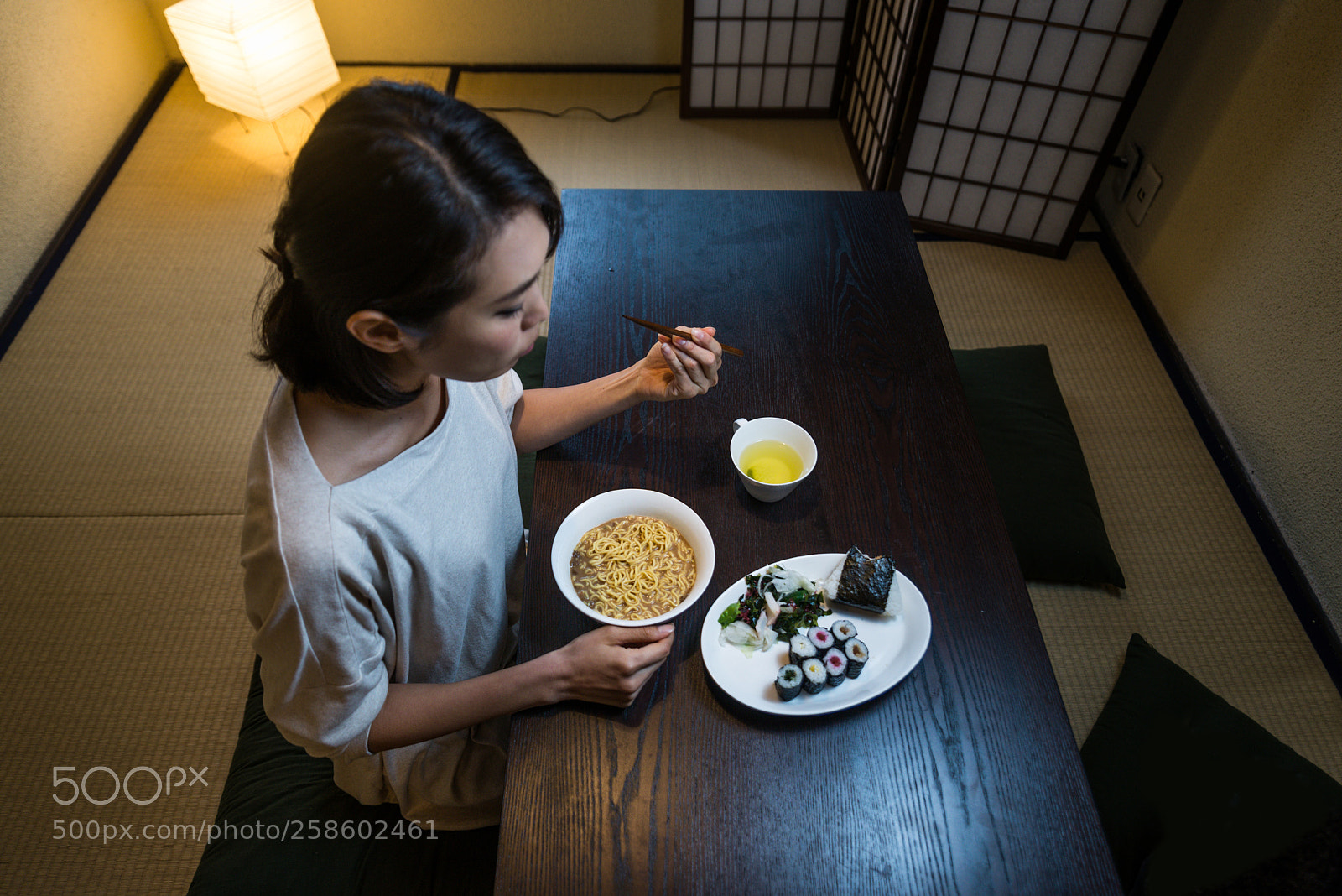 Nikon D610 sample photo. Japanese woman eating in photography