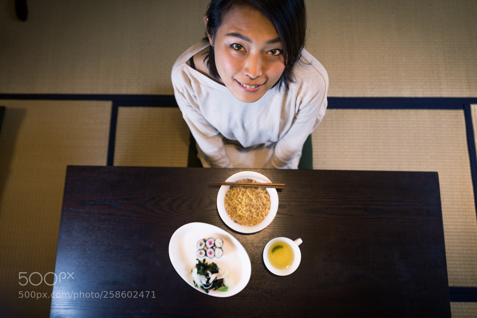 Nikon D610 sample photo. Japanese woman eating in photography