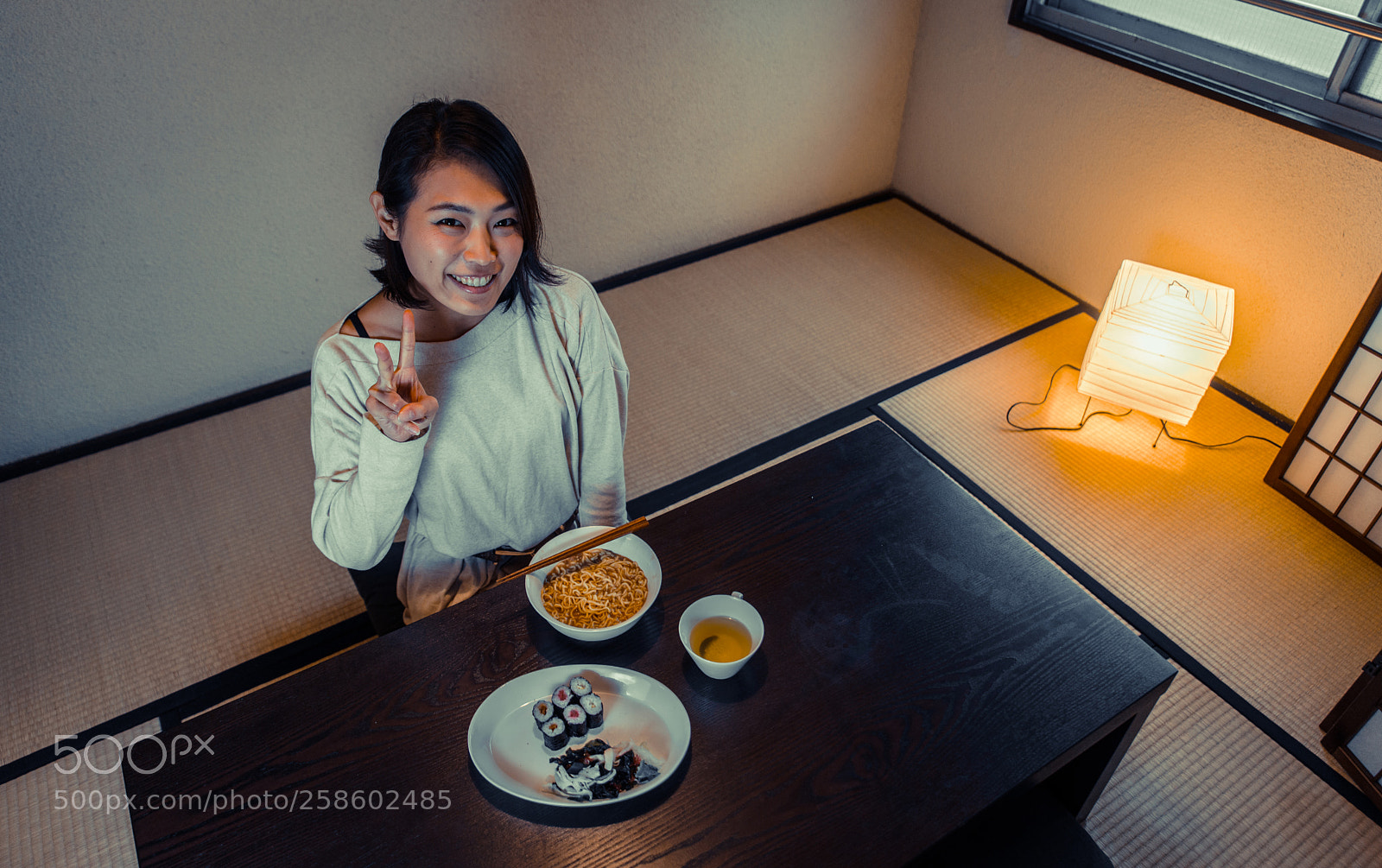 Nikon D610 sample photo. Japanese woman eating in photography