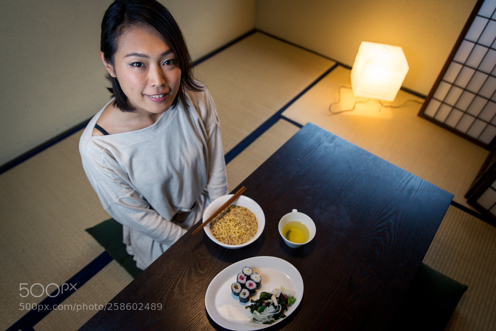 Nikon D610 sample photo. Japanese woman eating in photography