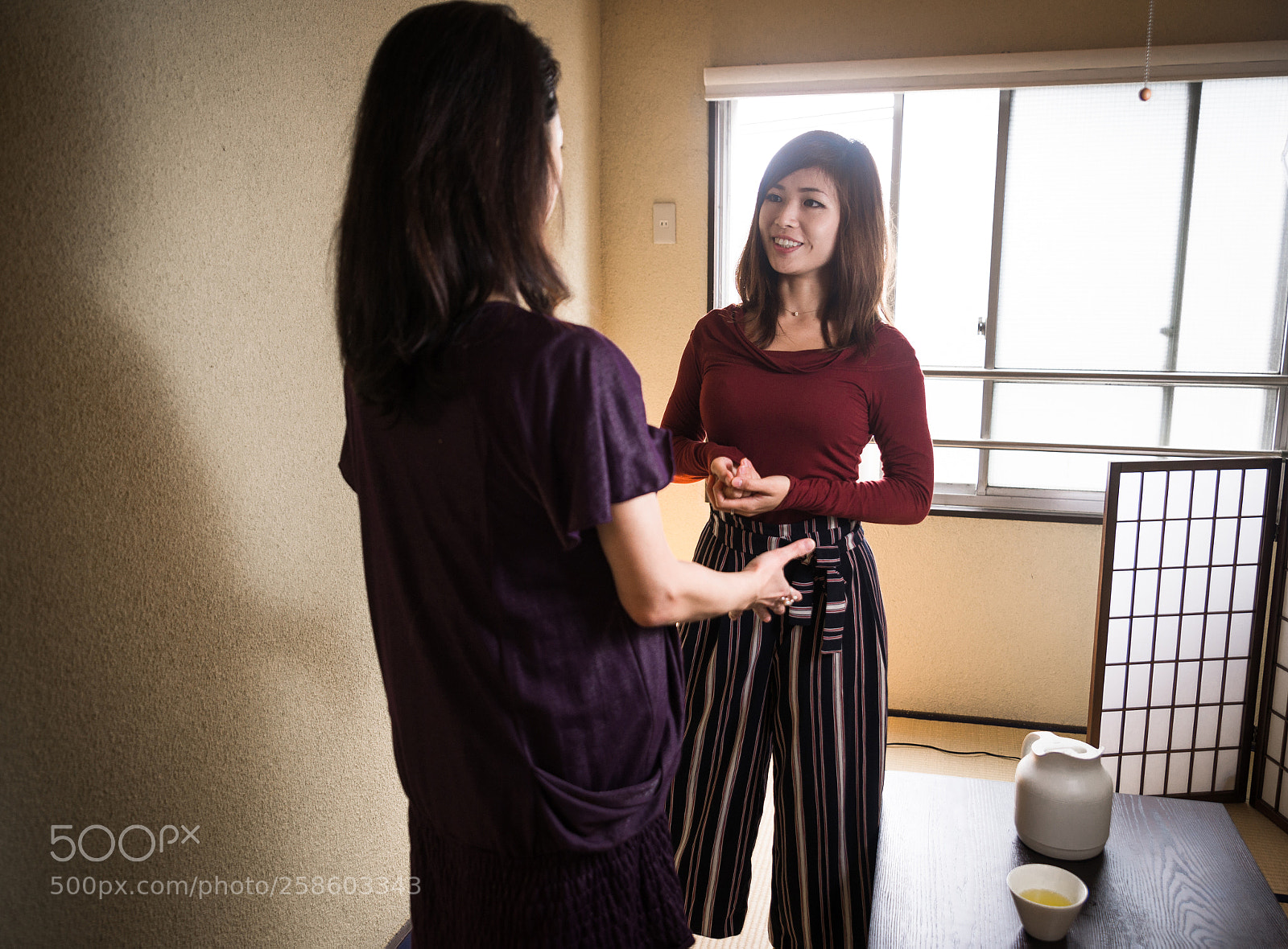 Nikon D610 sample photo. Japanese mom and daughter photography