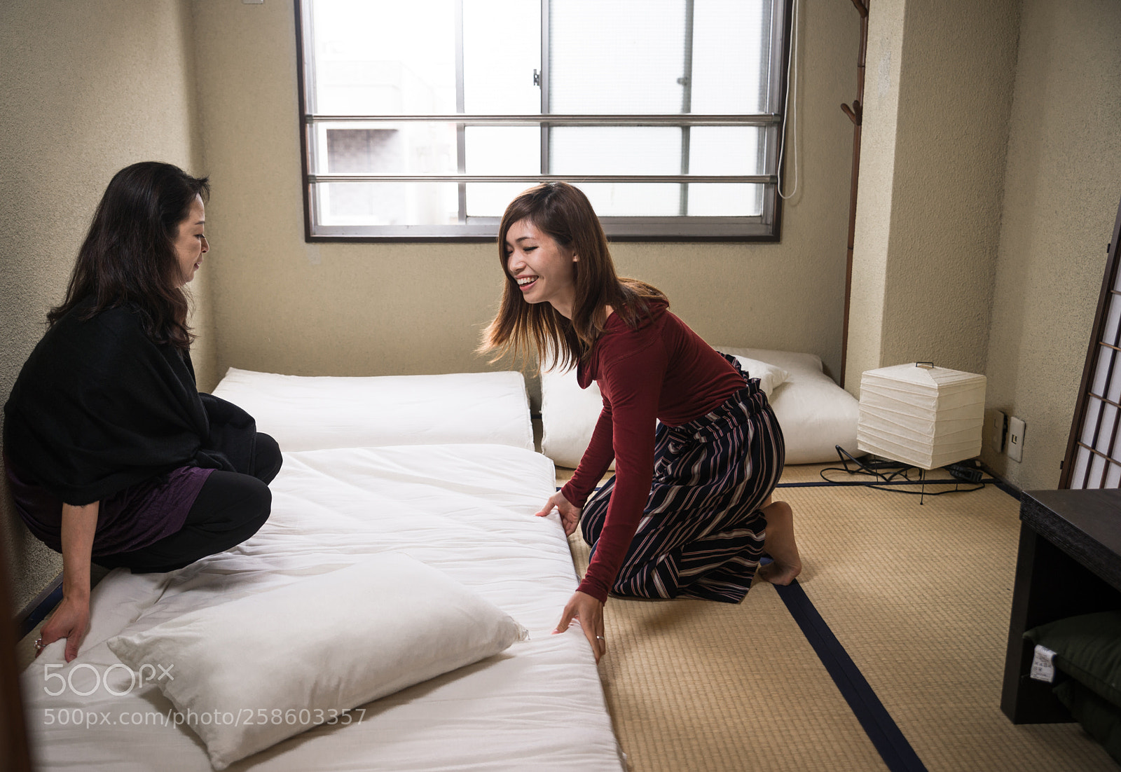 Nikon D610 sample photo. Japanese mom and daughter photography
