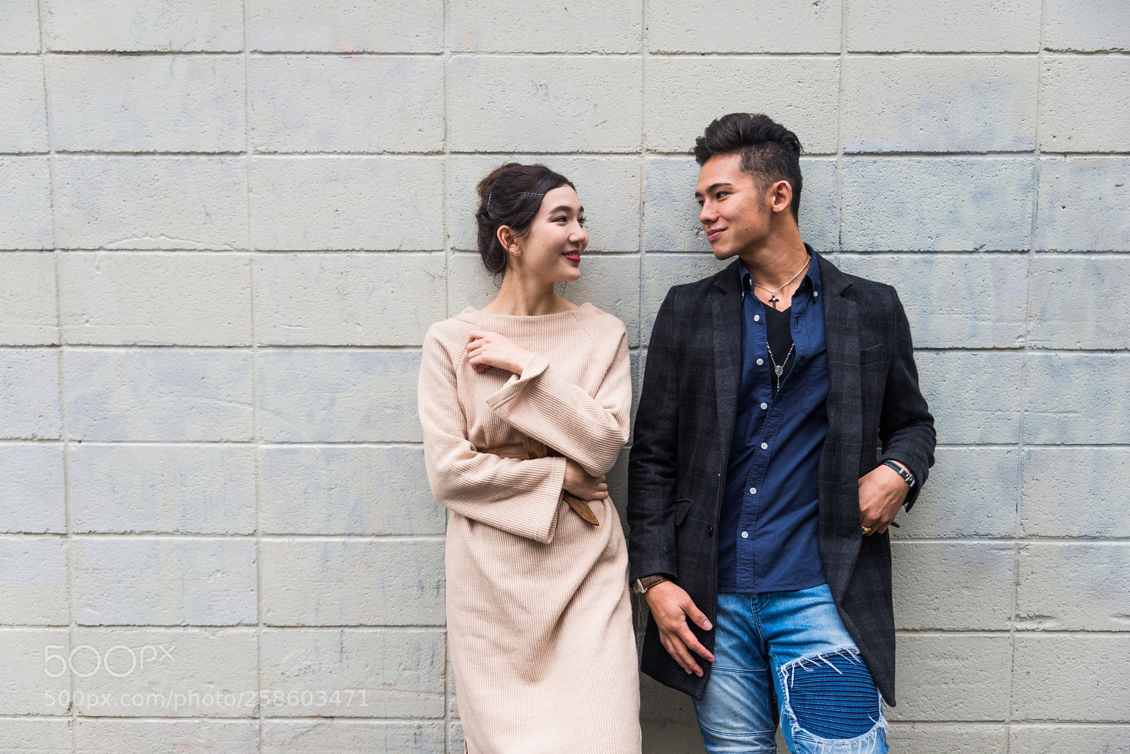 Nikon D610 sample photo. Happy japanese couple dating photography