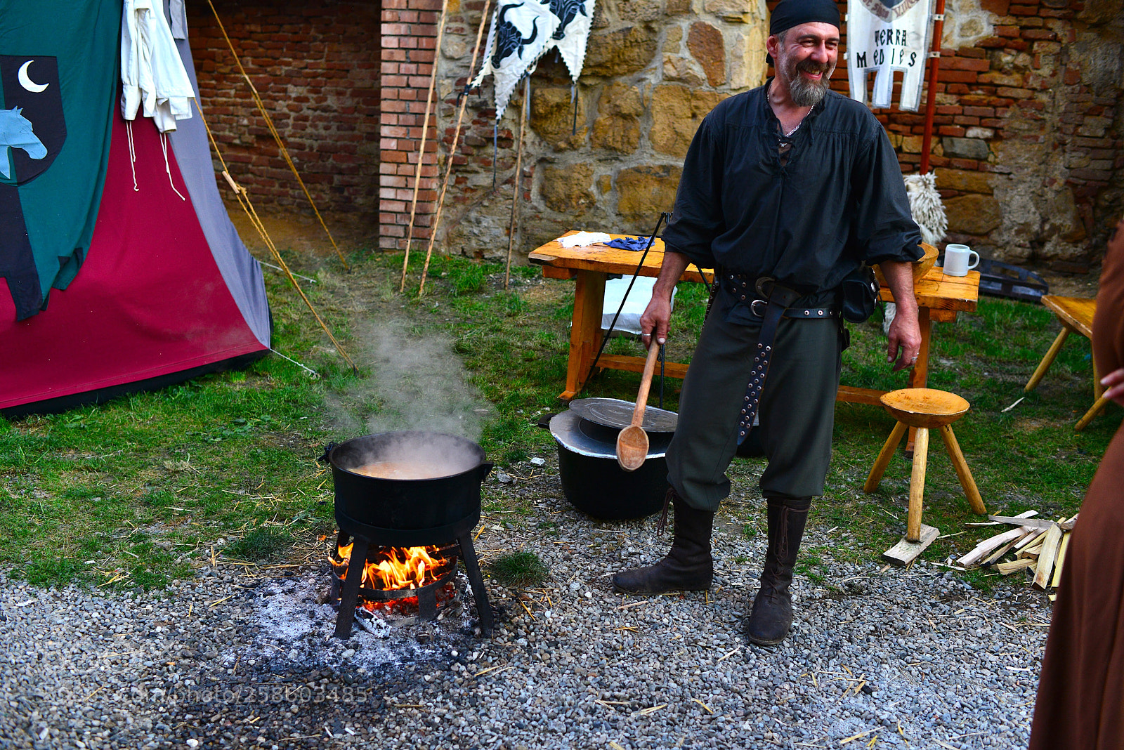 Nikon D800 sample photo. Cooking in the street 1 photography